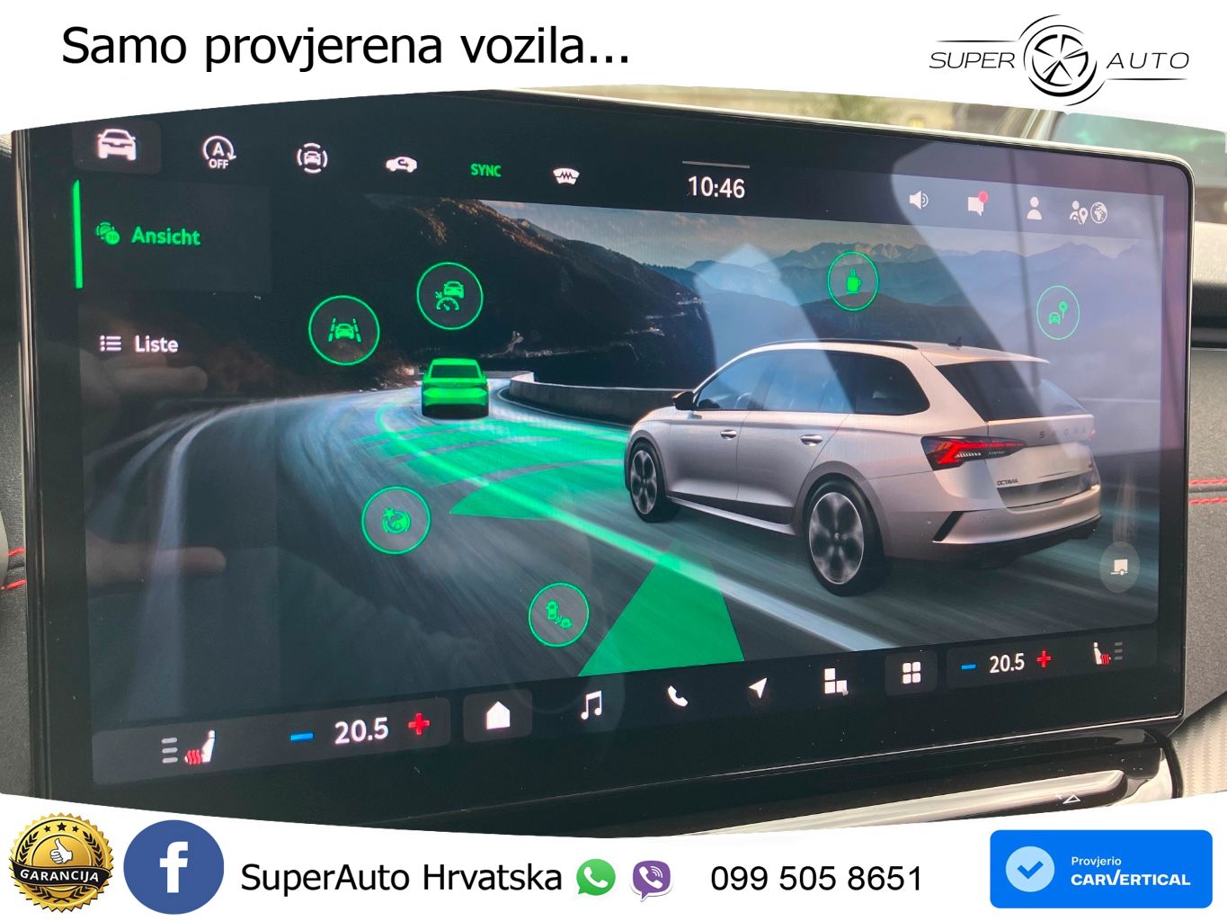 Škoda Octavia Combi RS 2.0 TSI (265 KS) DSG LED+GR SJED+ACC
