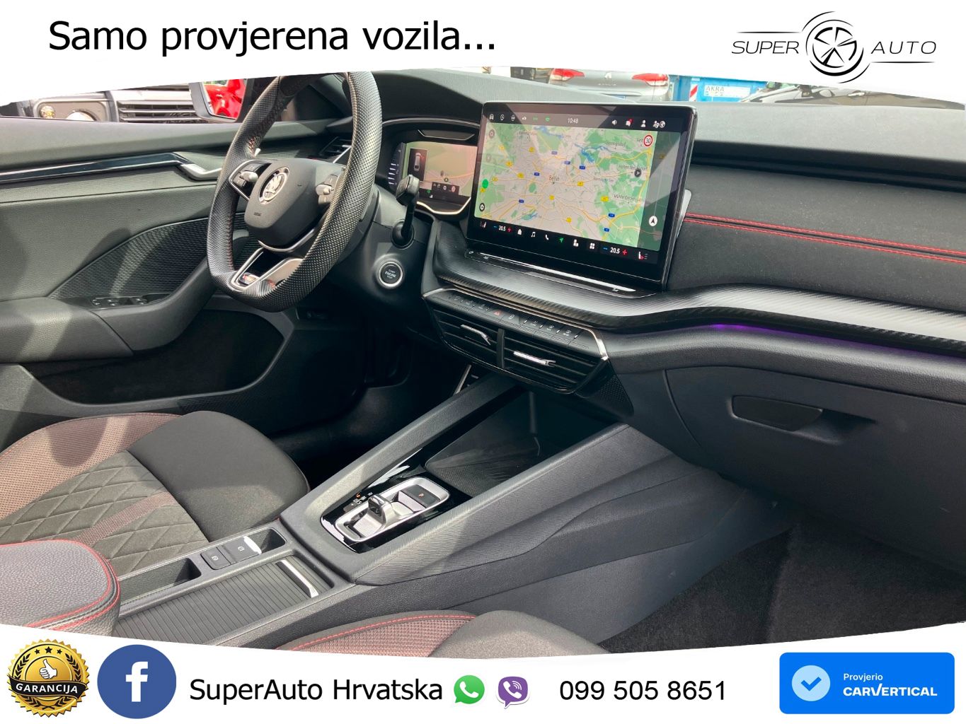 Škoda Octavia Combi RS 2.0 TSI (265 KS) DSG LED+GR SJED+ACC