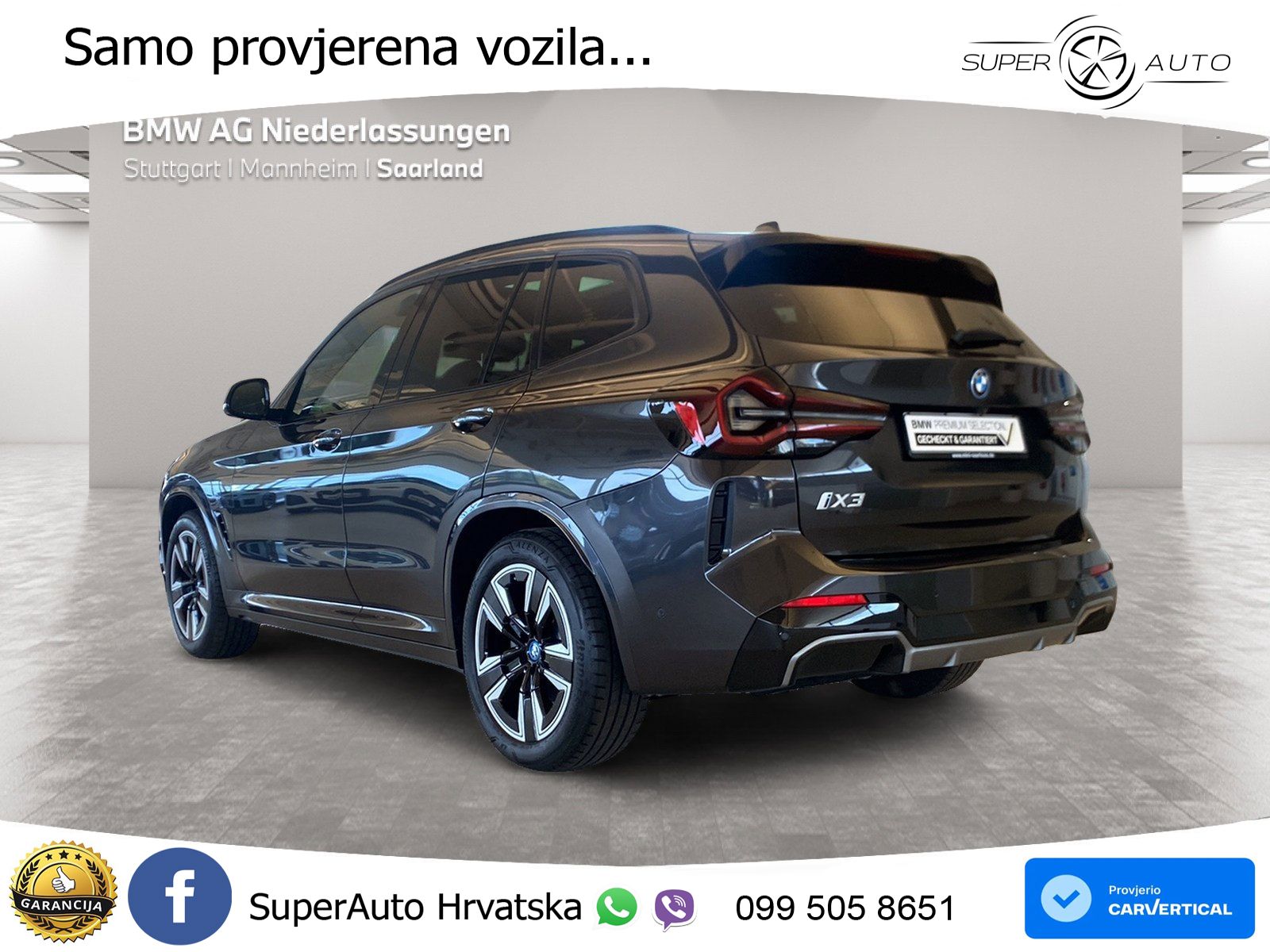 BMW iX3 80 kWh (286 KS)