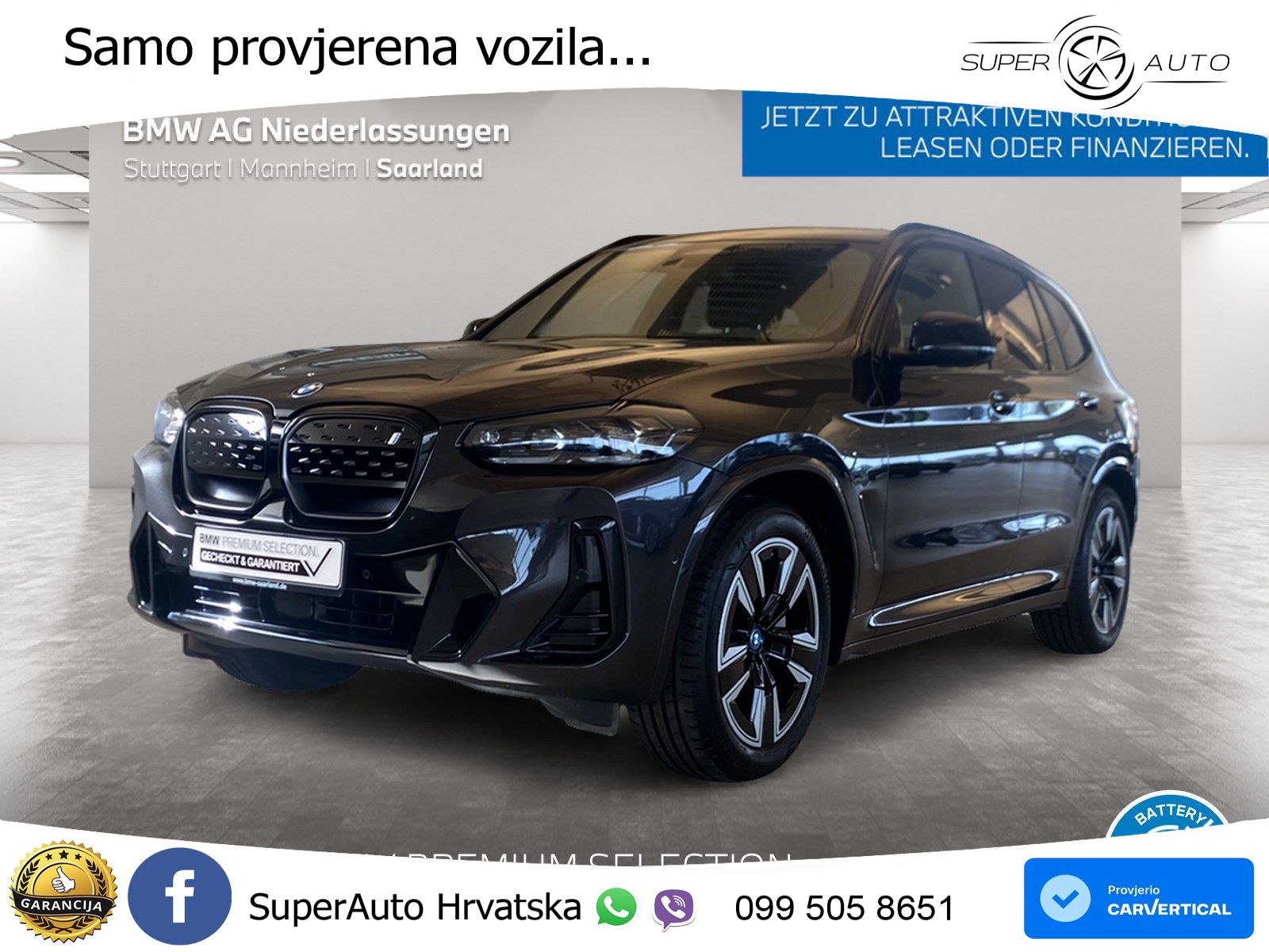 BMW iX3 80 kWh (286 KS)