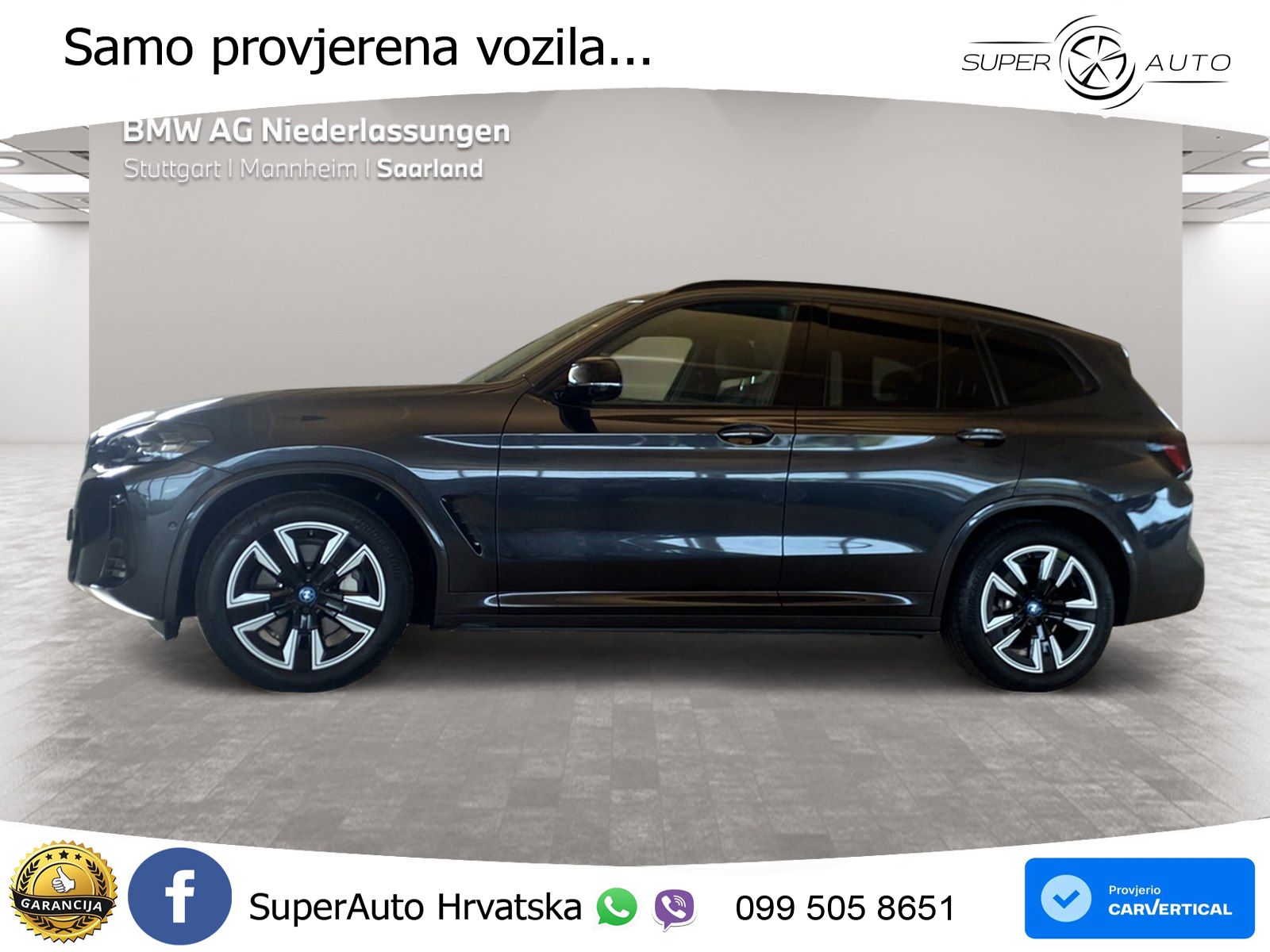 BMW iX3 80 kWh (286 KS)