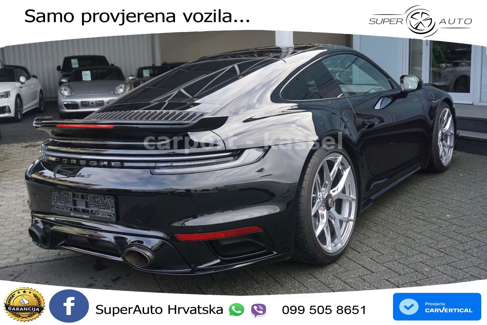 Porsche 911 Turbo S 3.8 (650 KS) PDK ZRAČNI+ACC+GR SJED+KAM+PANO