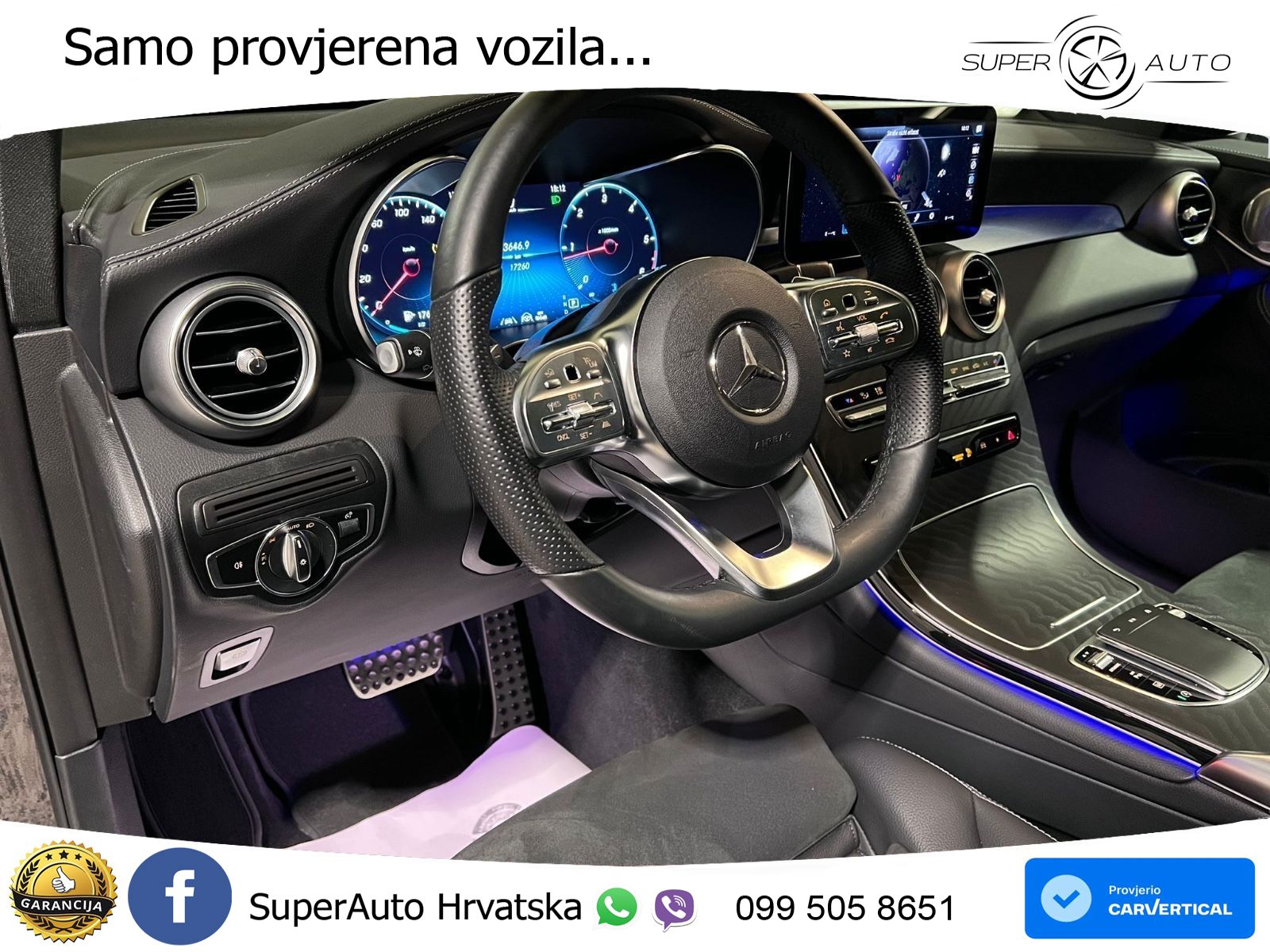 Mercedes GLC 300d (245 KS) 4MATIC G-TRONIC AMG LED+GR SJED+ACC