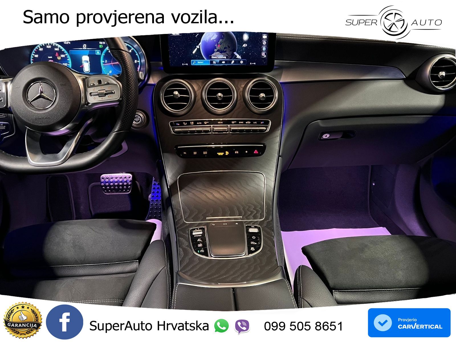 Mercedes GLC 300d (245 KS) 4MATIC G-TRONIC AMG LED+GR SJED+ACC