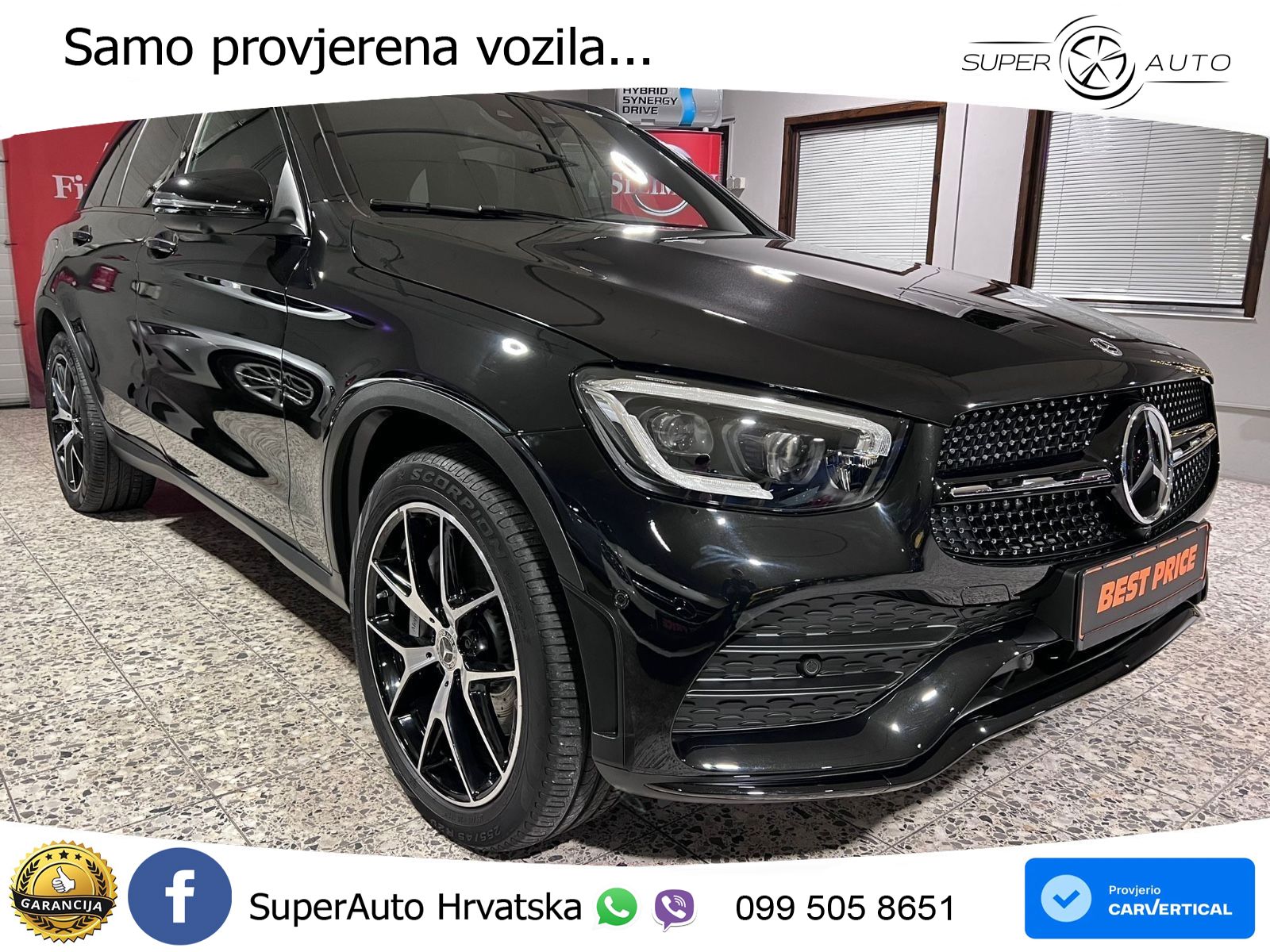 Mercedes GLC 300d (245 KS) 4MATIC G-TRONIC AMG LED+GR SJED+ACC