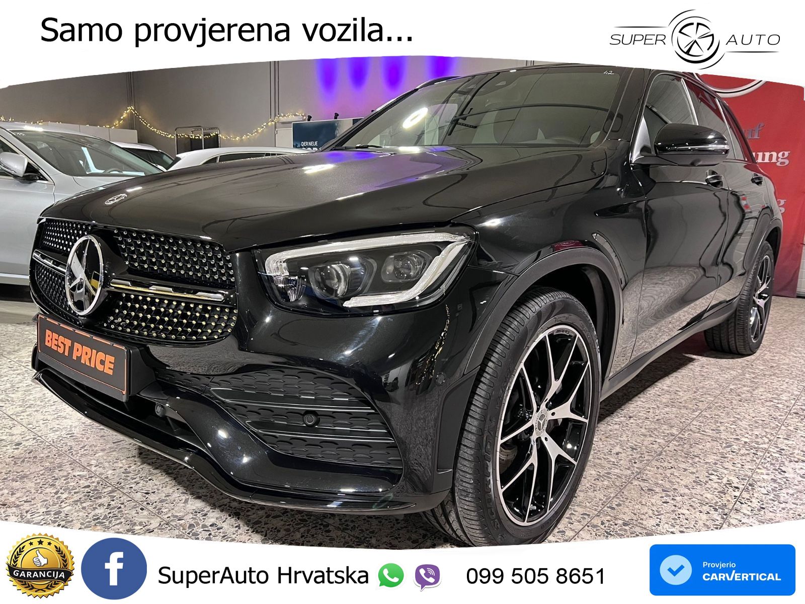 Mercedes GLC 300d (245 KS) 4MATIC G-TRONIC AMG LED+GR SJED+ACC