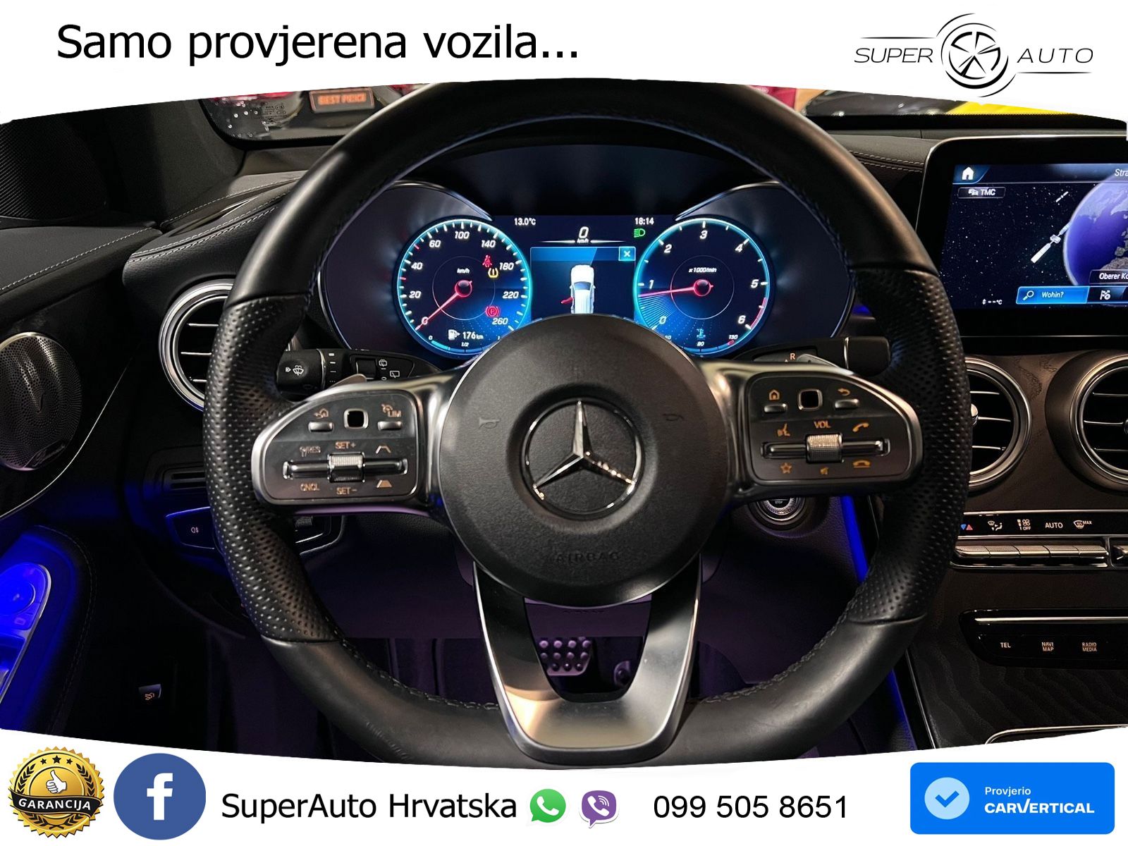 Mercedes GLC 300d (245 KS) 4MATIC G-TRONIC AMG LED+GR SJED+ACC