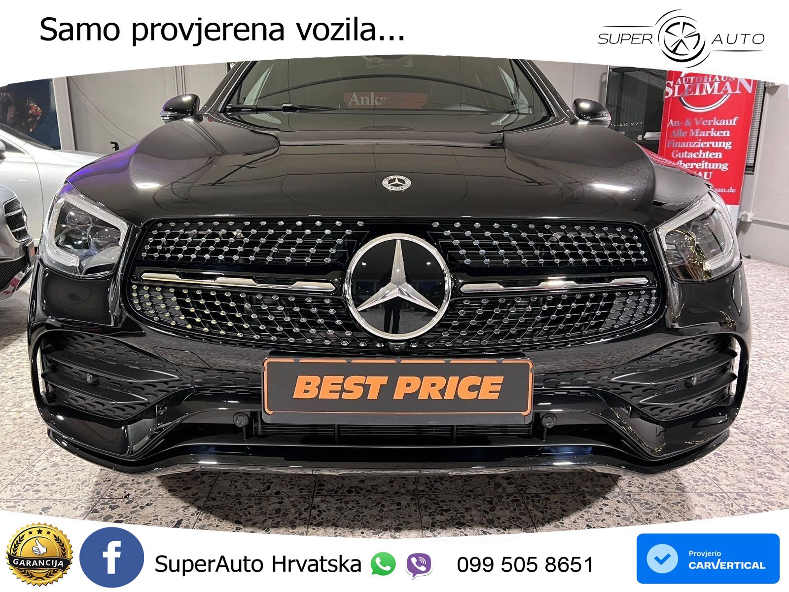 Mercedes GLC 300d (245 KS) 4MATIC G-TRONIC AMG LED+GR SJED+ACC