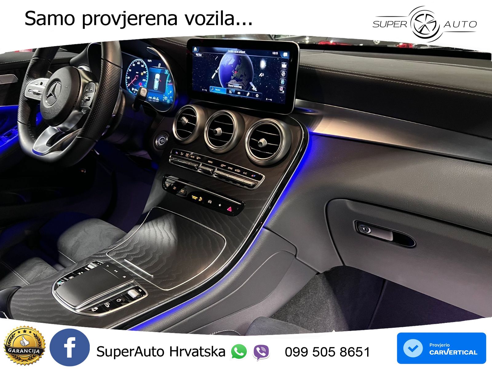 Mercedes GLC 300d (245 KS) 4MATIC G-TRONIC AMG LED+GR SJED+ACC
