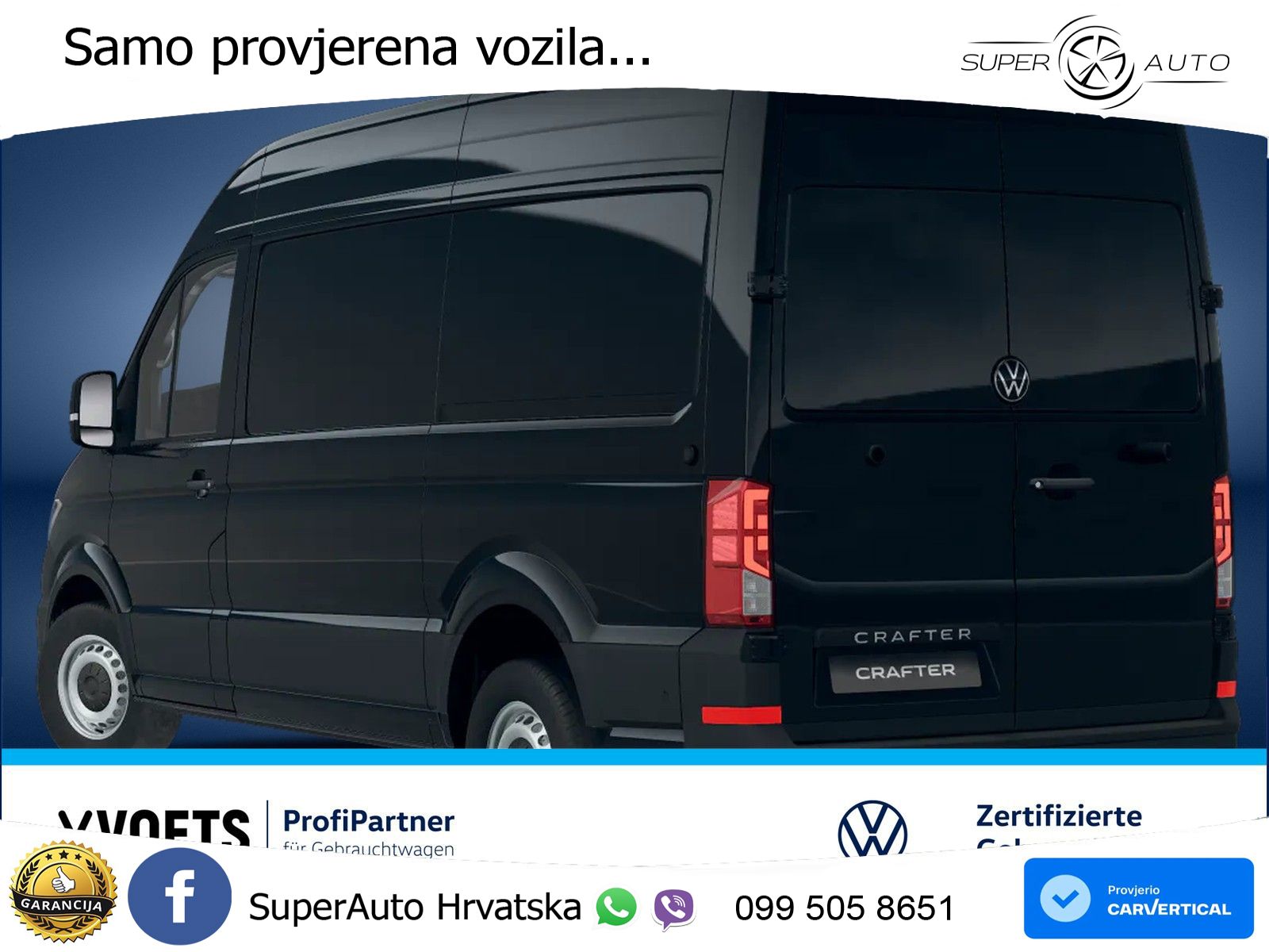 Volkswagen Crafter Kasten 2.0 TDI AHK+LED+RearView+PDC 140 KS