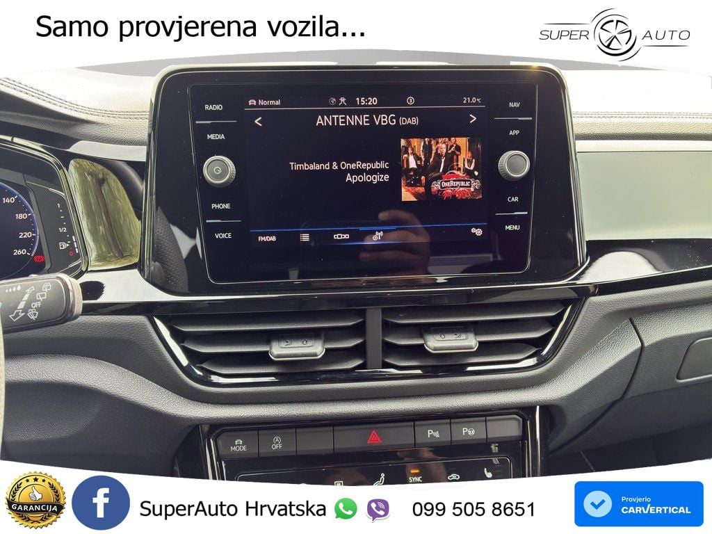 Volkswagen T-Roc 1.5 TSI (150 KS) DSG MATRIX+GR SJED+KAM