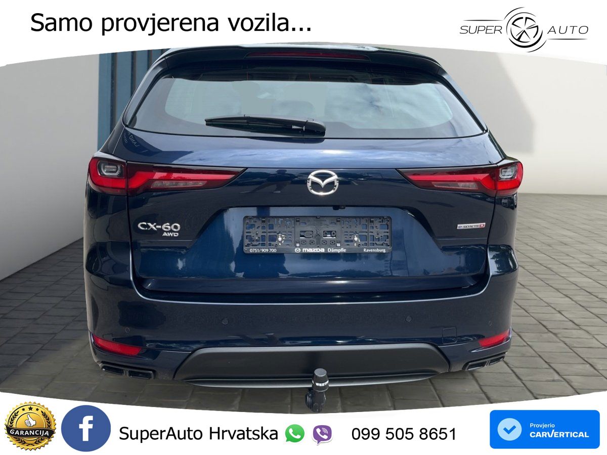 Mazda CX-60 3.3 e-Skyactiv D (254 KS) AWD Automatic LED+ACC