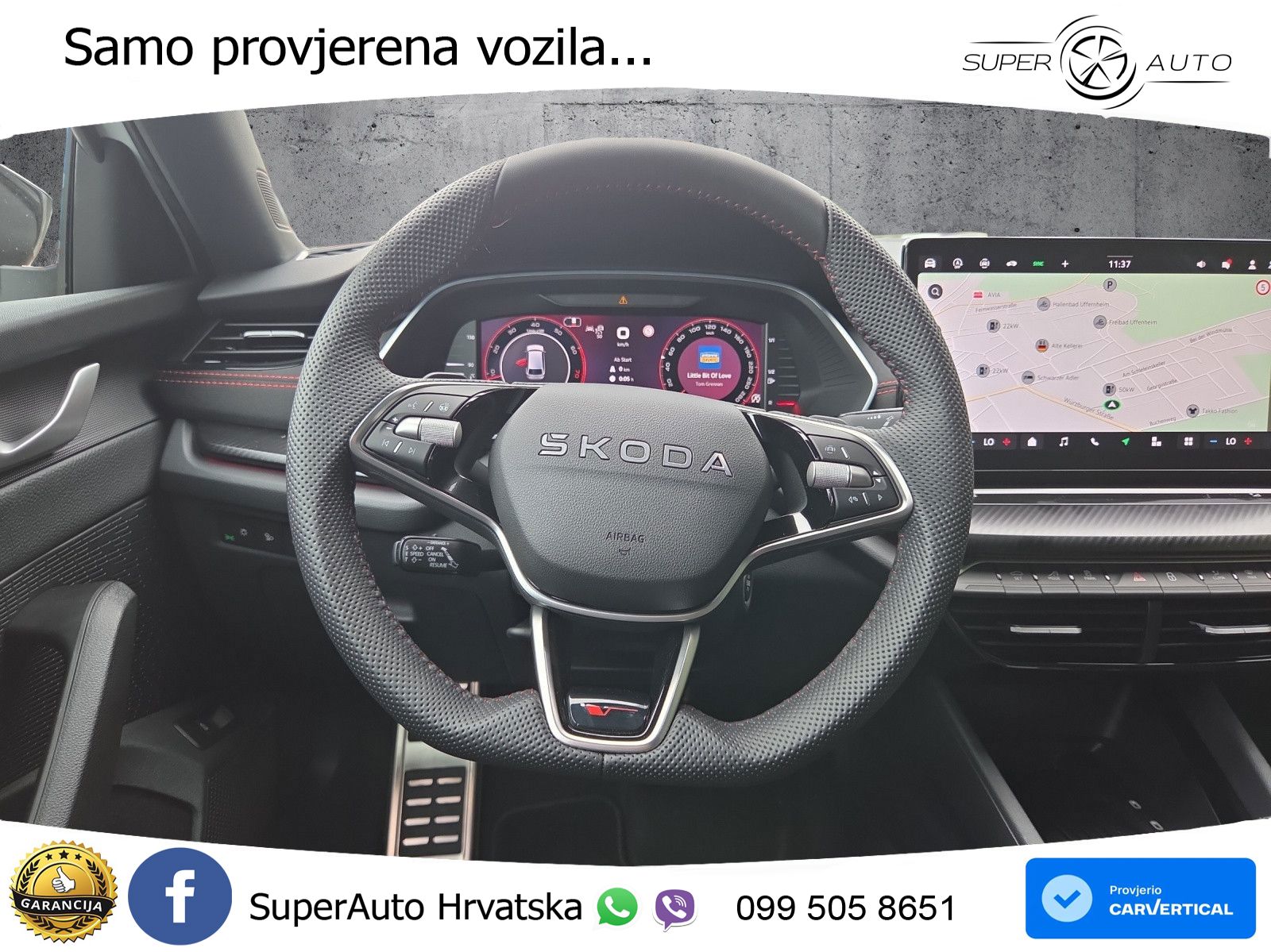 Škoda Octavia Combi RS 2.0 TSI (265 KS) DSG MATRIX+GR SJED+KAM