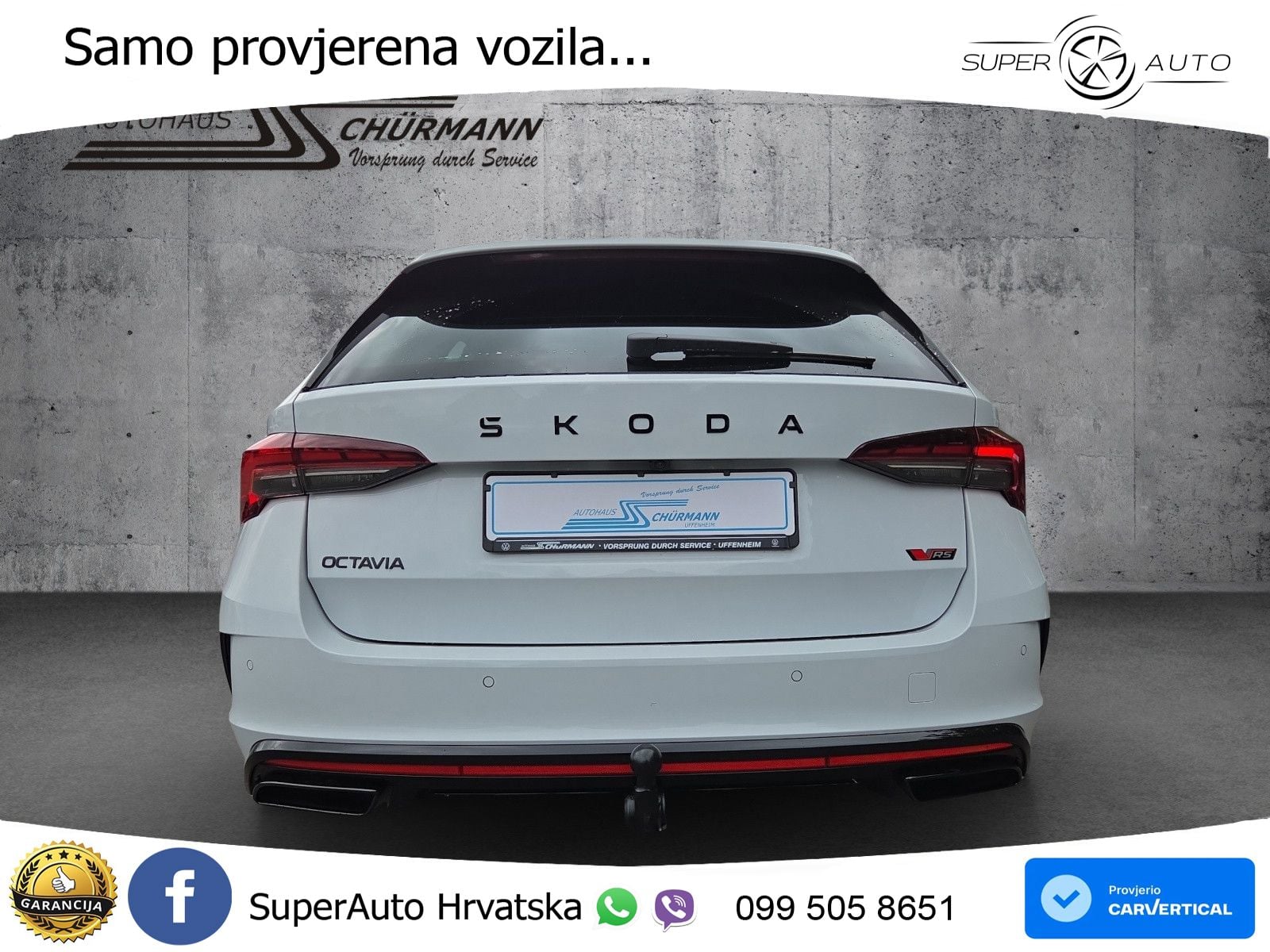 Škoda Octavia Combi RS 2.0 TSI (265 KS) DSG MATRIX+GR SJED+KAM