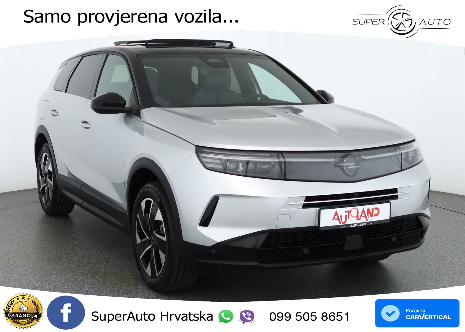 Opel Grandland 1.2 Turbo (145 KS) Hybrid eDCT Ultimate ACC+HEAD+GR SJED+360+PANO