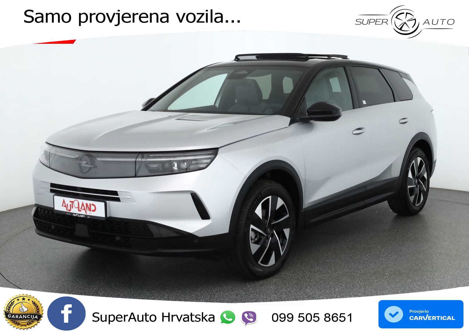 Opel Grandland 1.2 Turbo (145 KS) Hybrid eDCT Ultimate ACC+HEAD+GR SJED+360+PANO