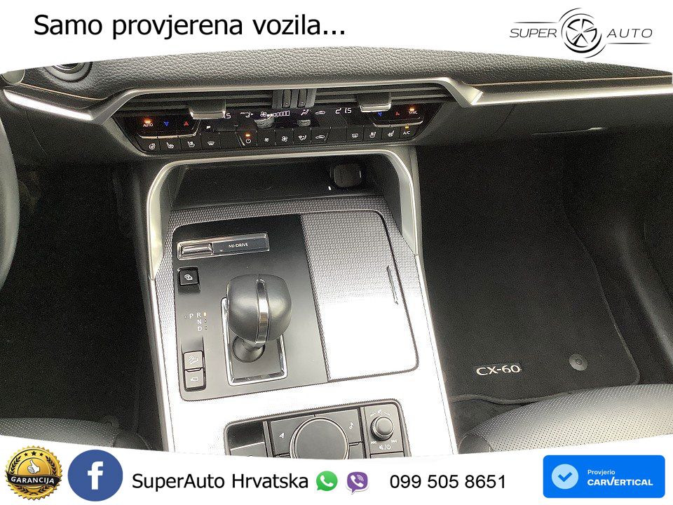 Mazda CX-60 2.5 e-Skyactiv (328 KS) AWD Automatic LED+GR SJED+ACC