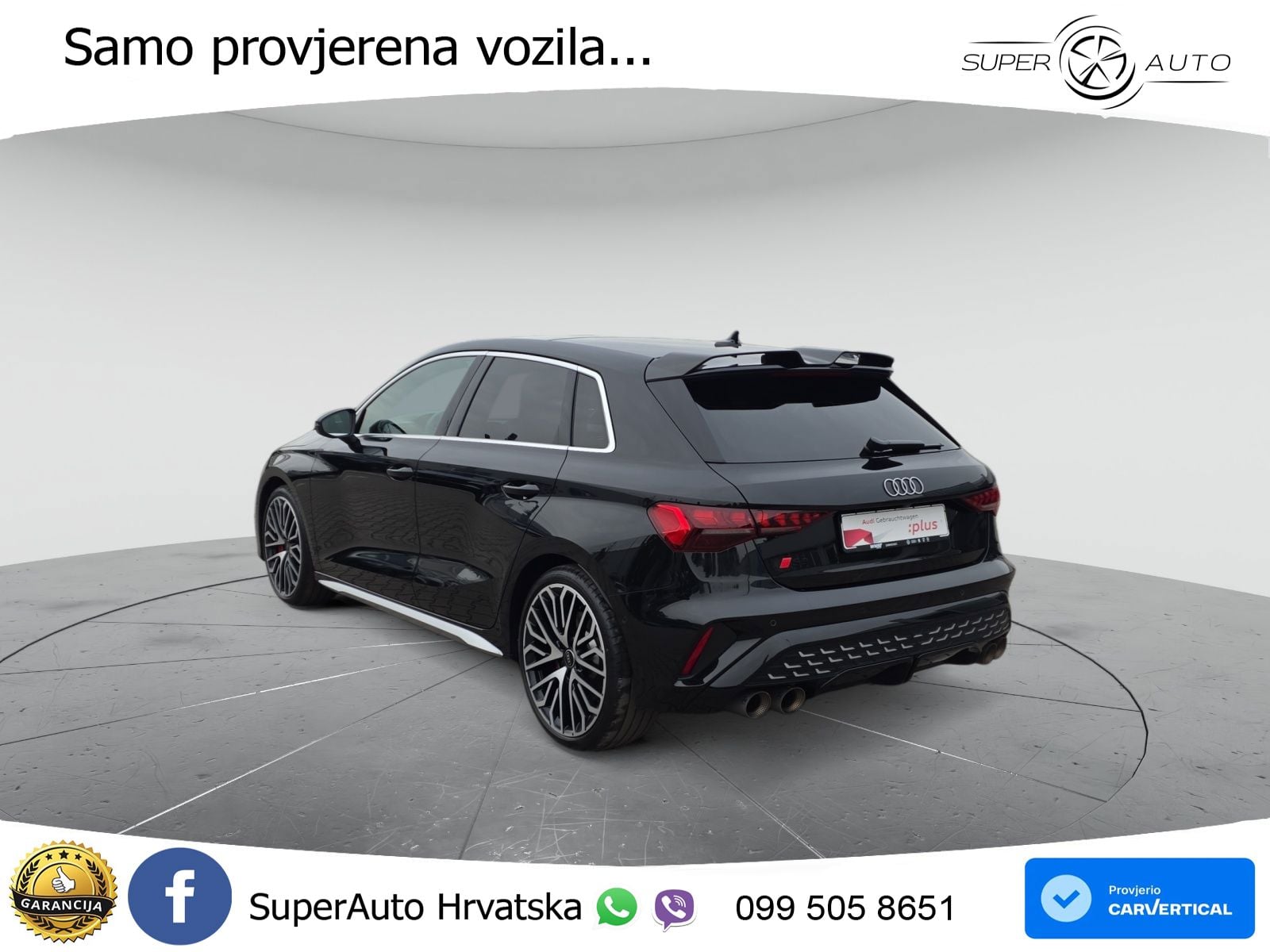Audi S3 2.0 TFSI (333 KS) quattro S tronic MATRIX+GR SJED+KAM