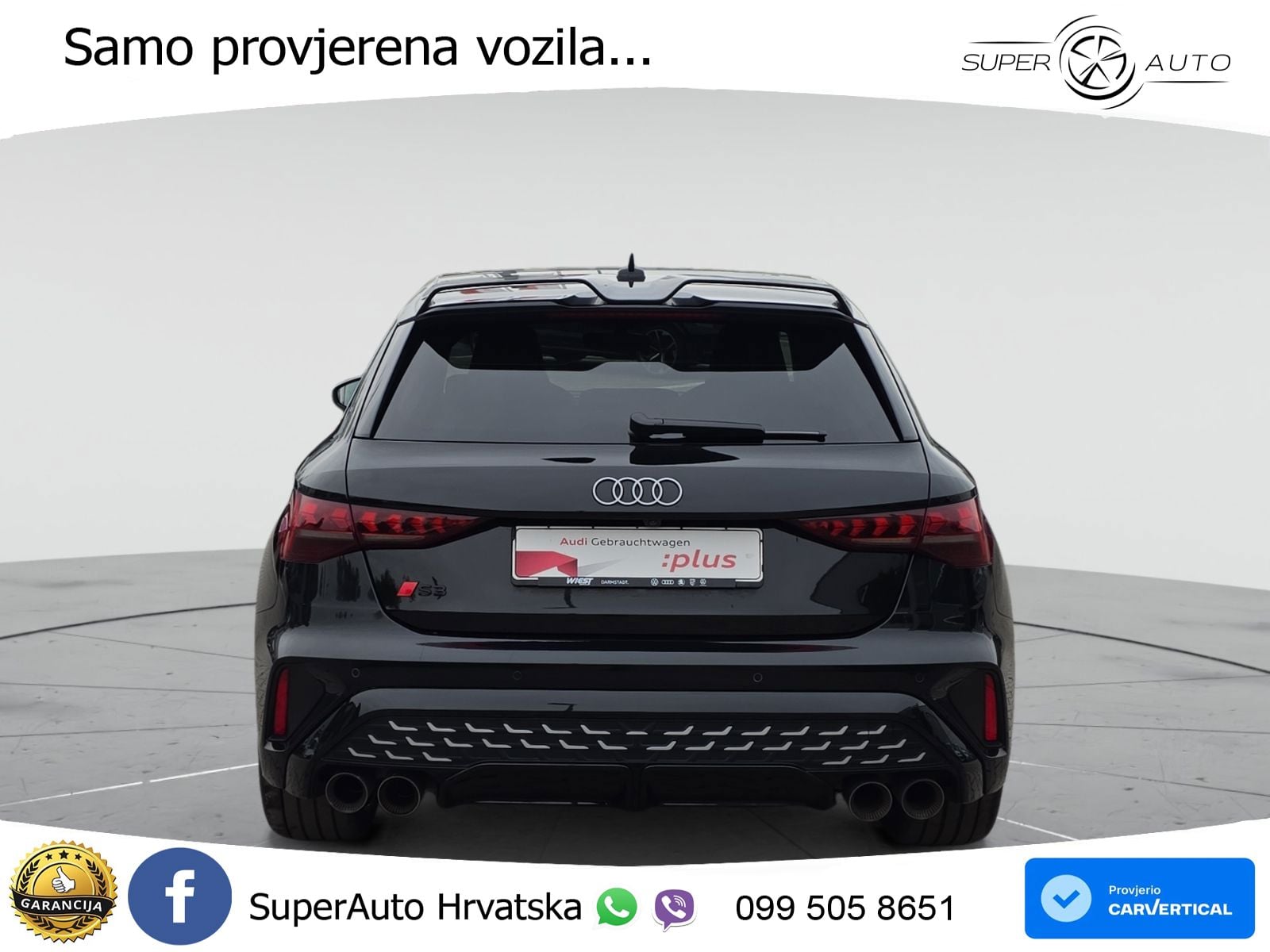 Audi S3 2.0 TFSI (333 KS) quattro S tronic MATRIX+GR SJED+KAM