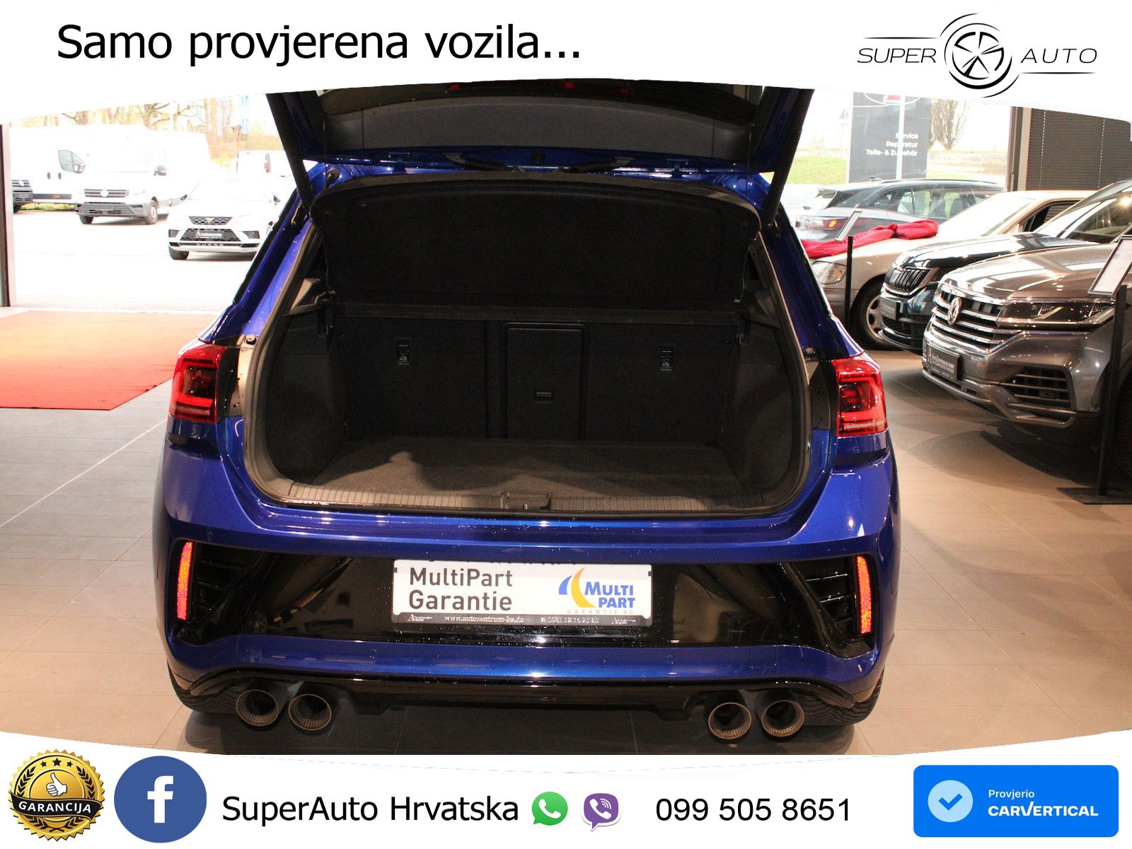Volkswagen T-Roc R 2.0 TSI (300 KS) OPF 4M DSG MATRIX+GR SJED+KAM