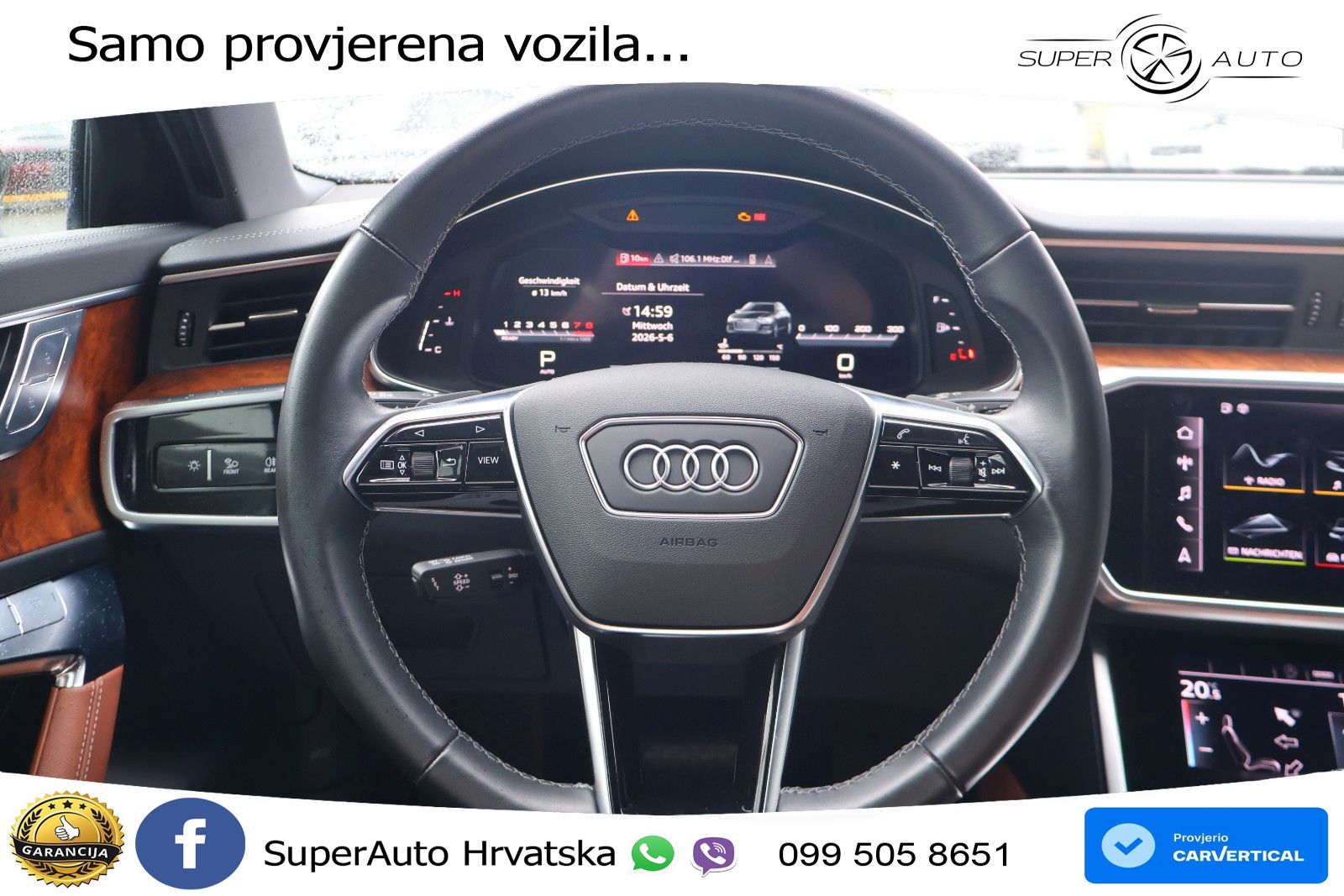 Audi A6 55 TFSI V6 (340 KS) quattro S tronic LED+GR SJED+ACC