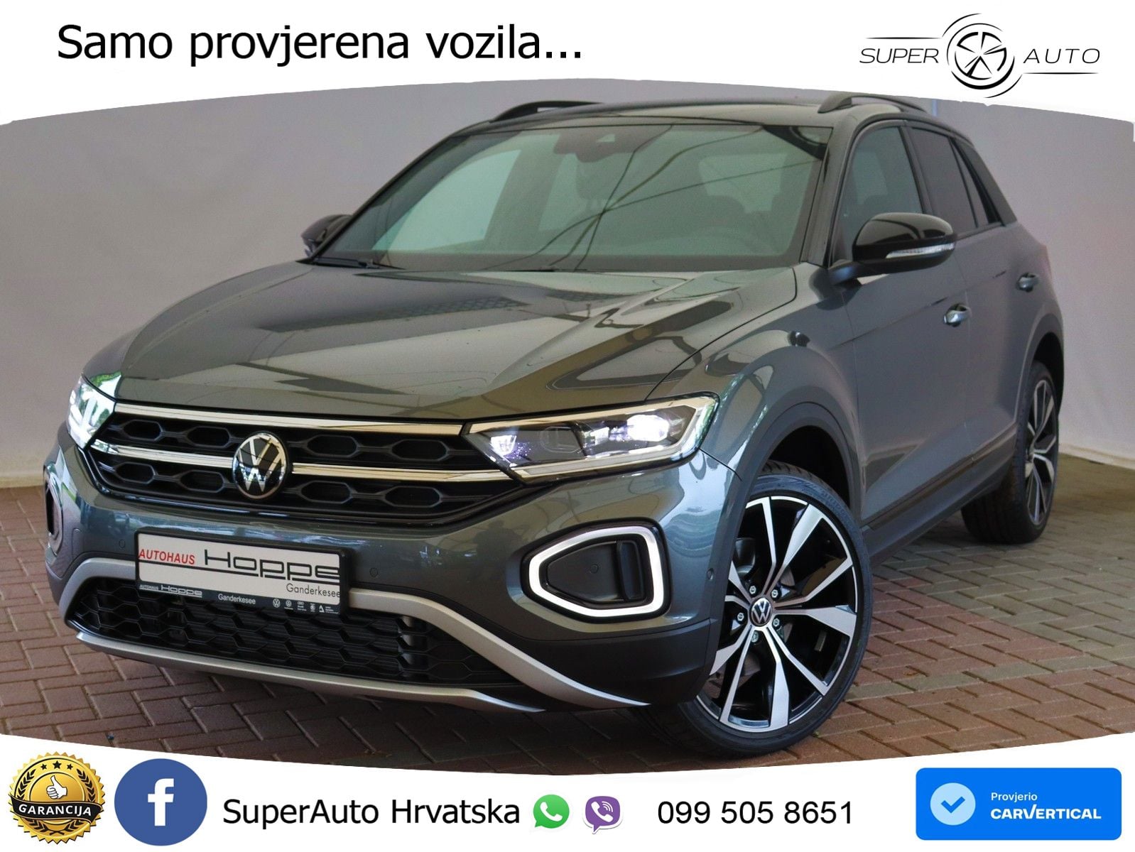 Volkswagen T-Roc 2.0 TDI (150 KS) DSG LED+GR SJED+ACC