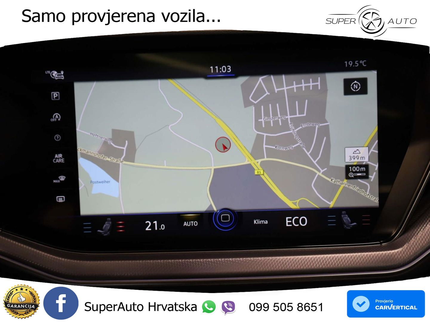 Volkswagen Touareg 3.0 V6 TDI (286 KS) 4MOTION Tiptronic R-Line ZRAČNI+ACC+GR SJED+KAM+PANO