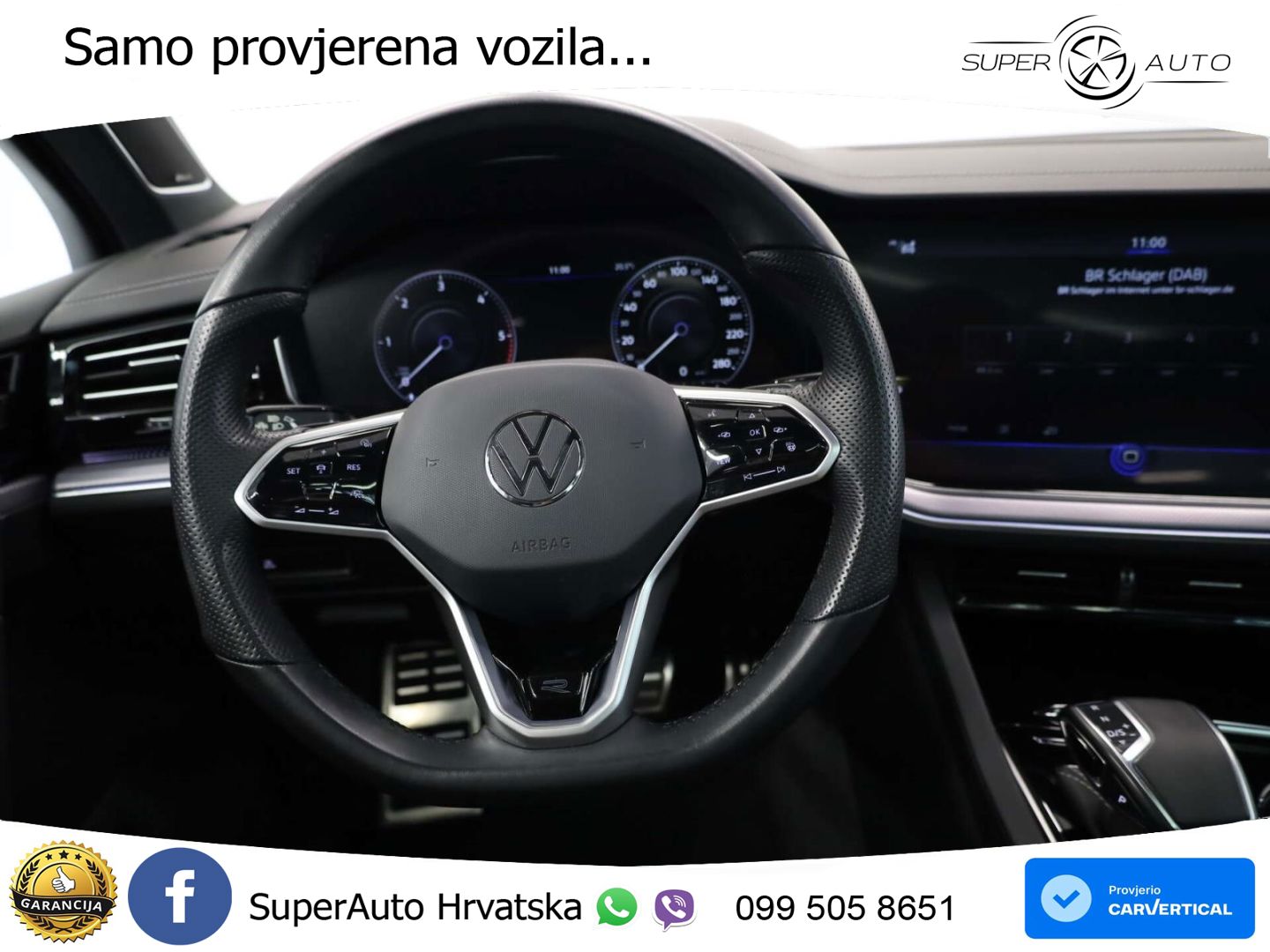 Volkswagen Touareg 3.0 V6 TDI (286 KS) 4MOTION Tiptronic R-Line ZRAČNI+ACC+GR SJED+KAM+PANO