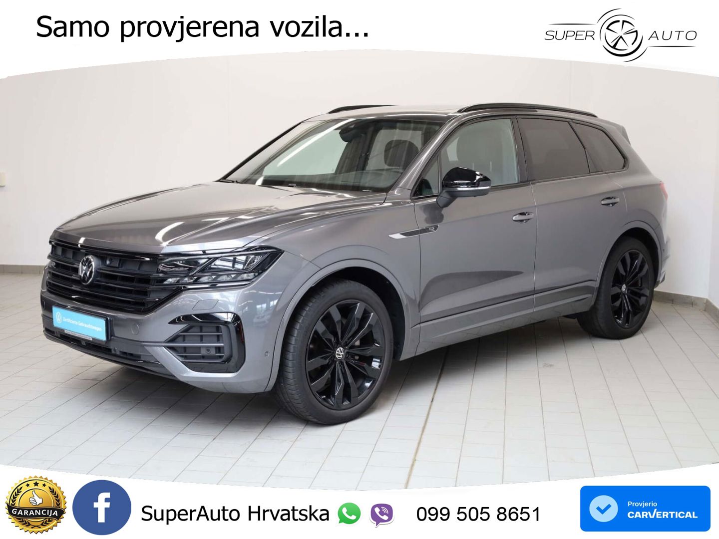 Volkswagen Touareg 3.0 V6 TDI (286 KS) 4MOTION Tiptronic R-Line ZRAČNI+ACC+GR SJED+KAM+PANO