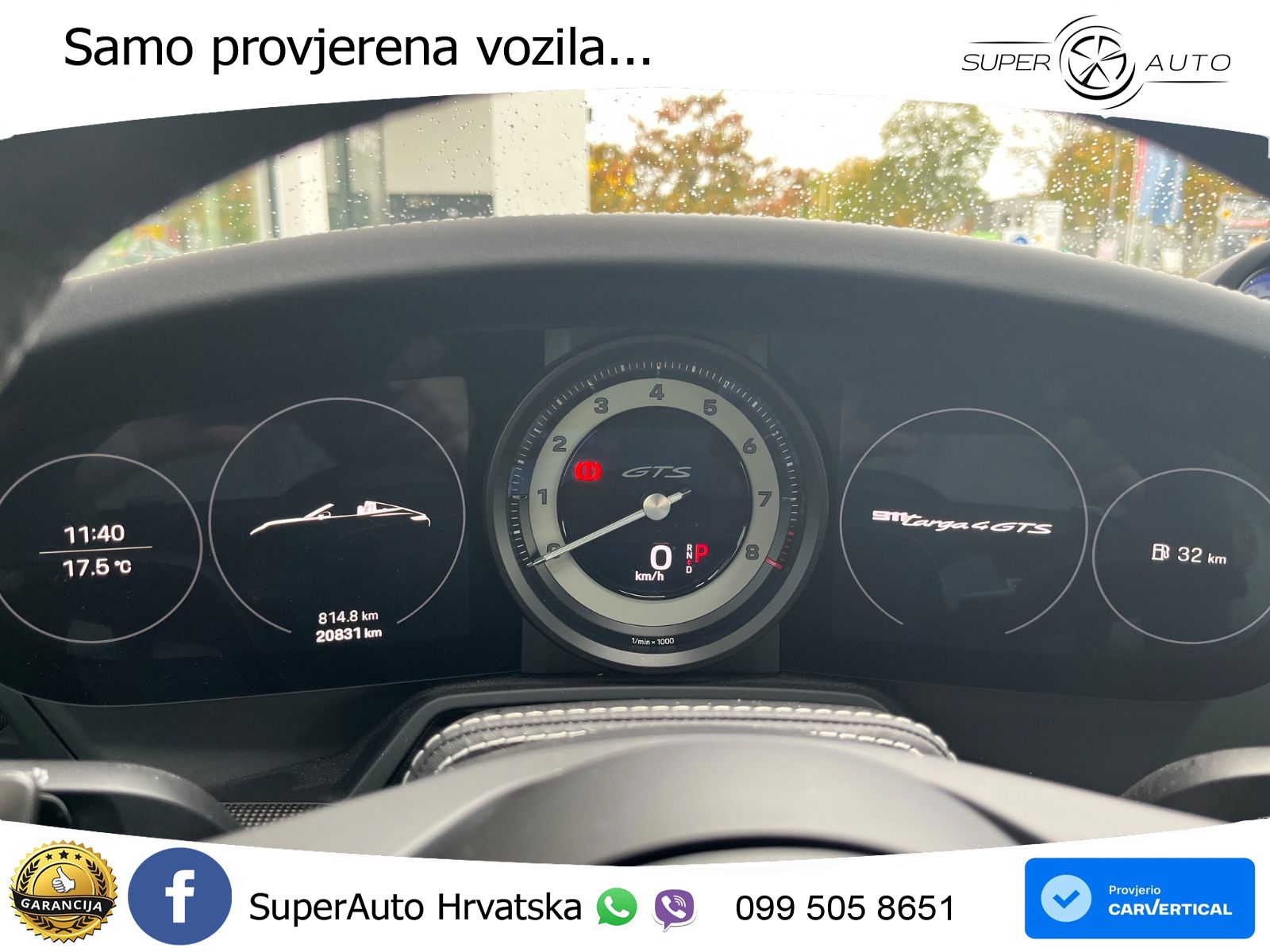 Porsche 911 Targa 4 GTS 3.0 (480 KS) PDK