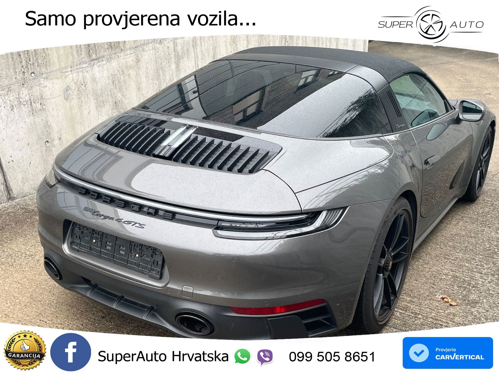Porsche 911 Targa 4 GTS 3.0 (480 KS) PDK
