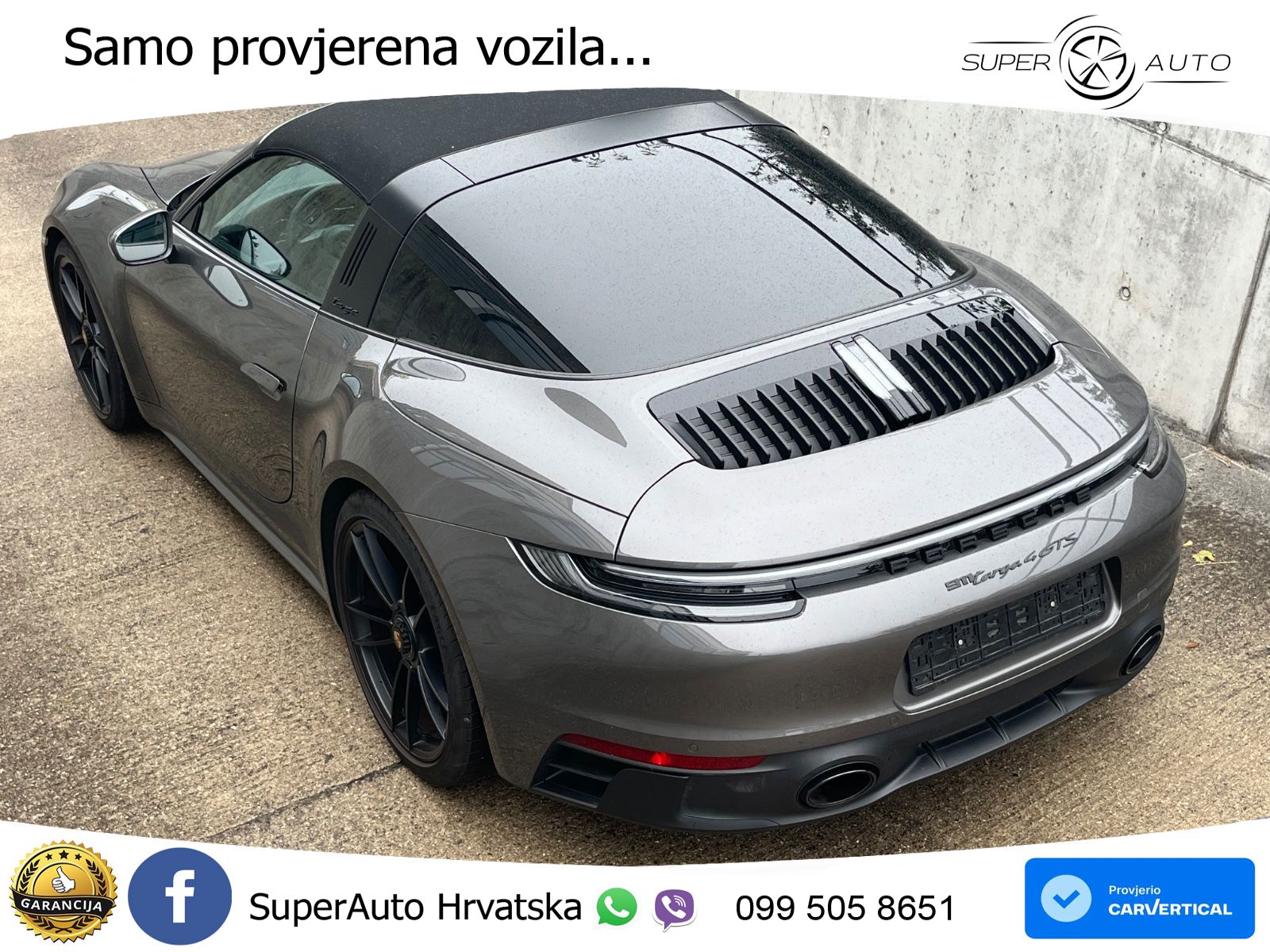 Porsche 911 Targa 4 GTS 3.0 (480 KS) PDK