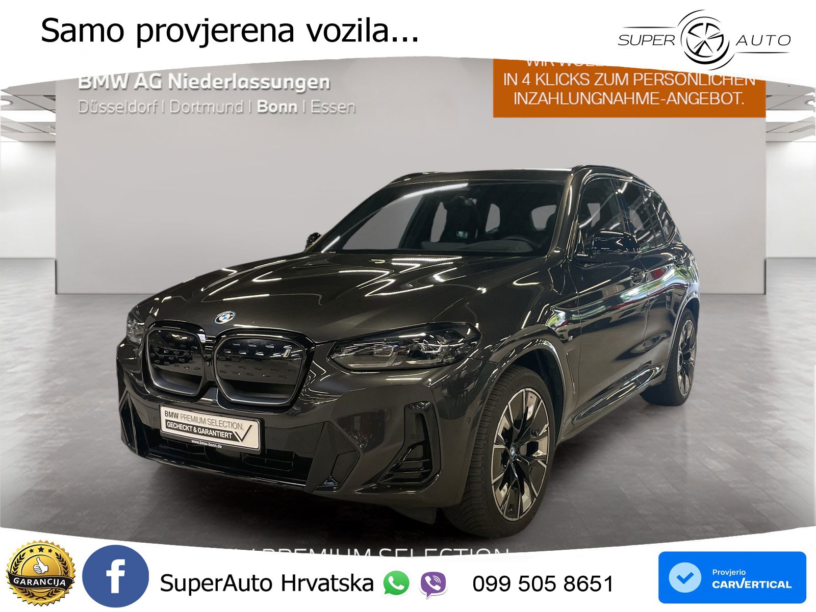 BMW iX3 80 kWh (286 KS)