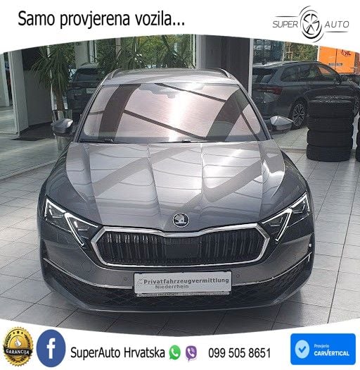 Škoda Octavia Combi 2.0 TDI (150 KS) DSG MATRIX+GR SJED+KAM