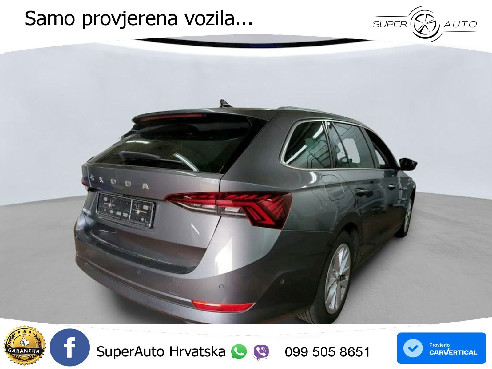 Škoda Octavia Combi 2.0 TDI (150 KS) DSG LED+GR SJED+ACC