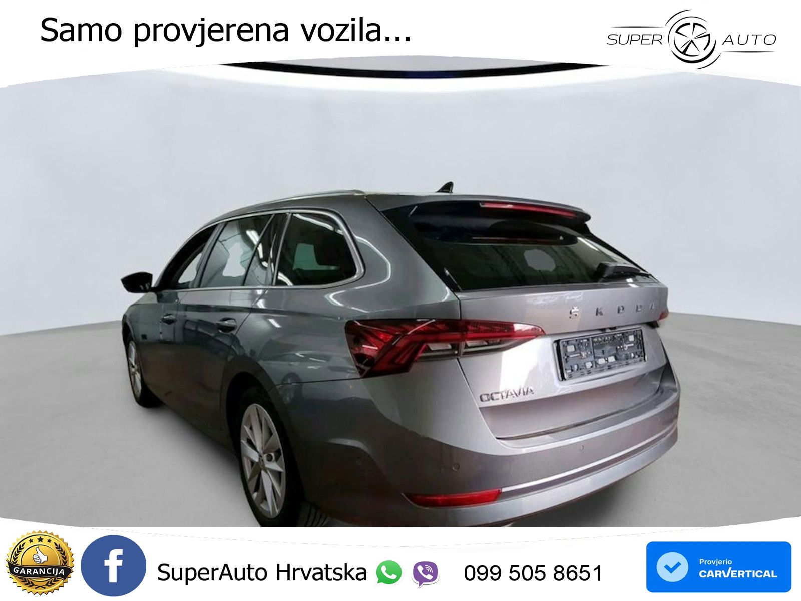 Škoda Octavia Combi 2.0 TDI (150 KS) DSG LED+GR SJED+ACC