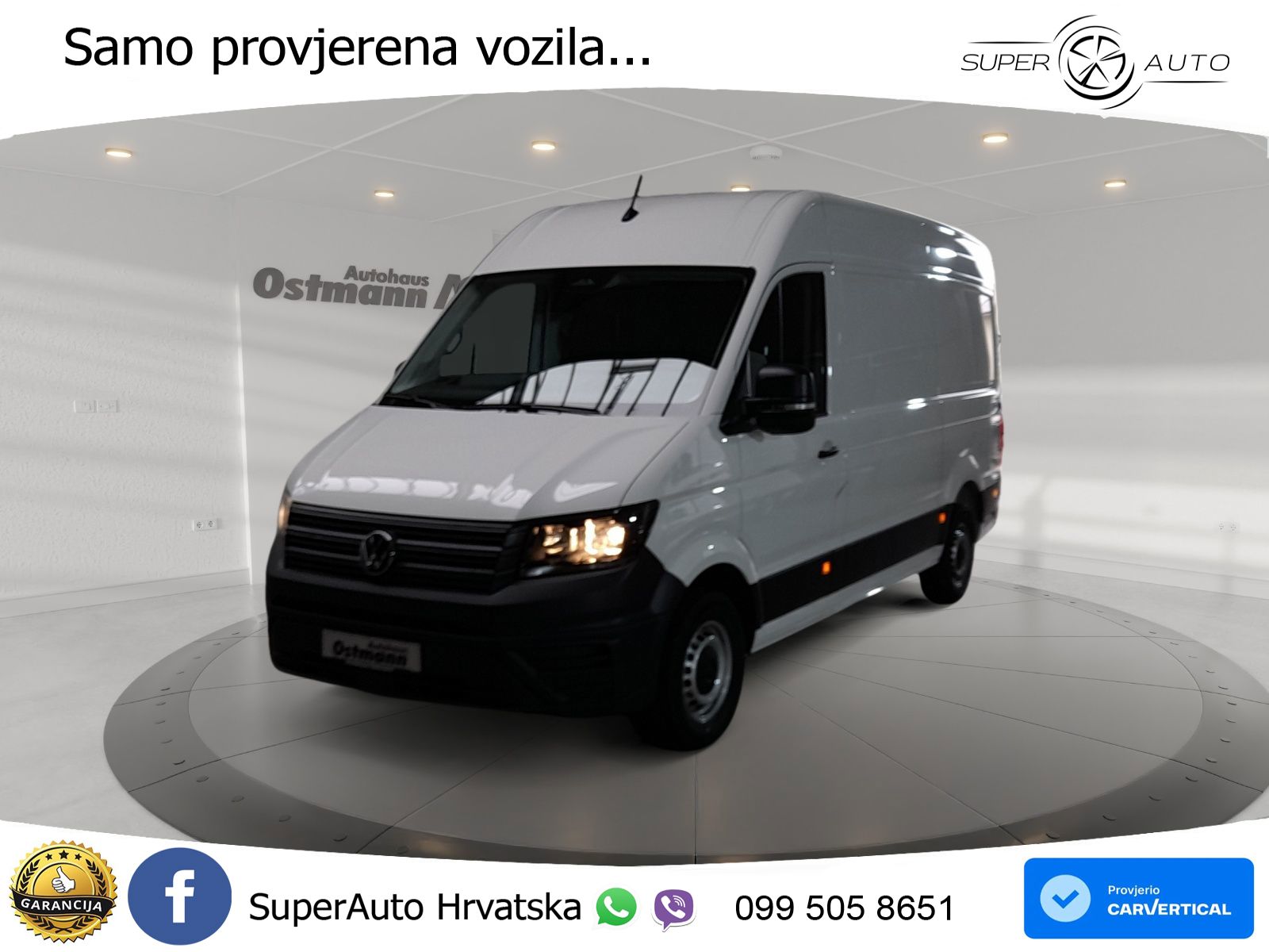 Volkswagen Crafter 35 2.0 TDI Kasten Hochdach AHK, PDC 140 KS