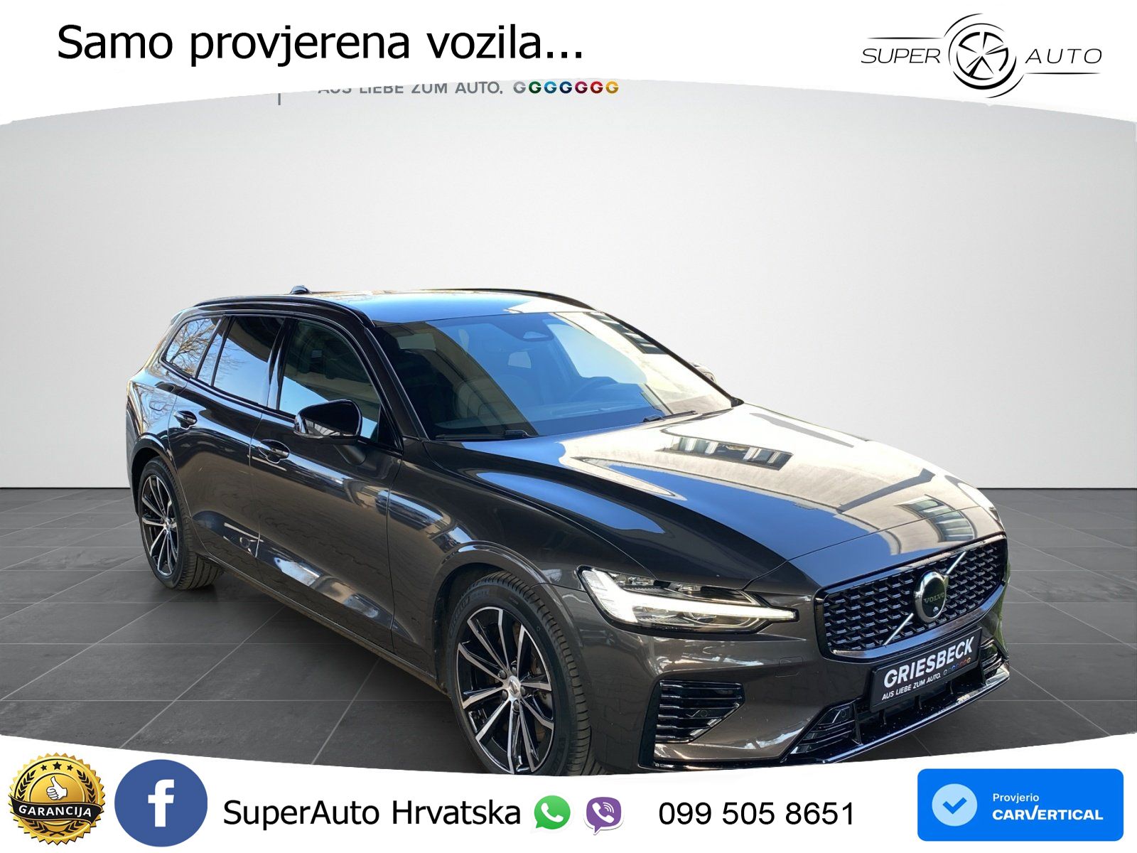 Volvo V60 2.0 T8 AWD Geartronic LED+GR SJED+ACC