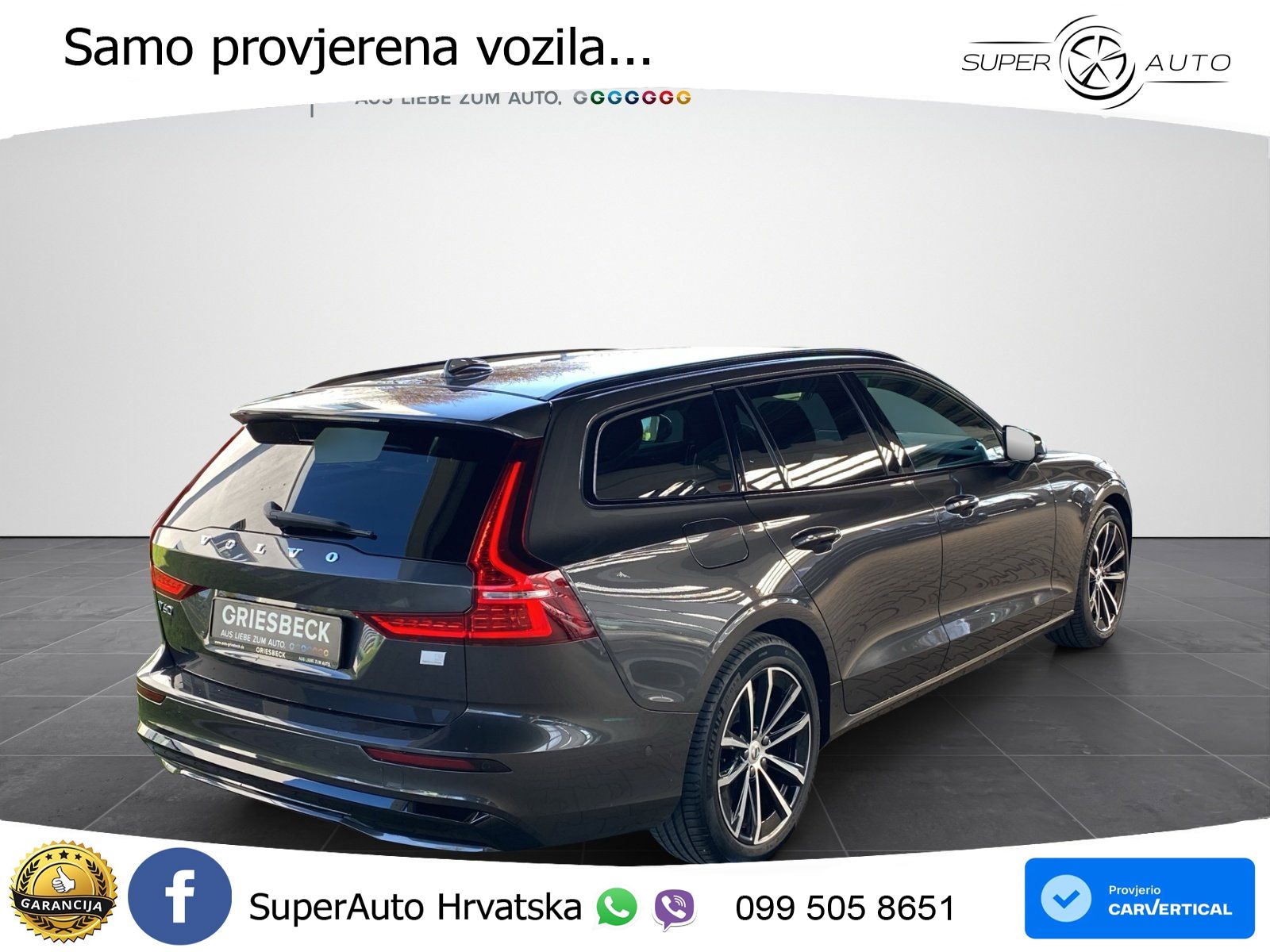 Volvo V60 2.0 T8 AWD Geartronic LED+GR SJED+ACC
