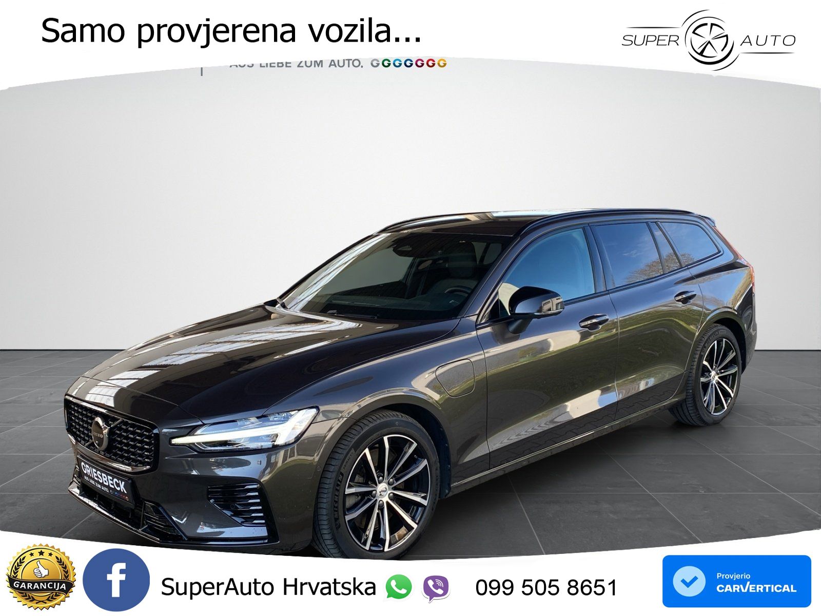 Volvo V60 2.0 T8 AWD Geartronic LED+GR SJED+ACC