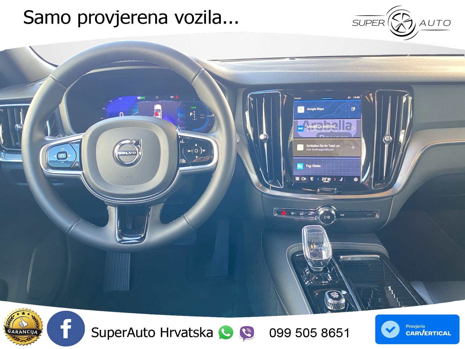 Volvo V60 2.0 T8 AWD Geartronic LED+GR SJED+ACC