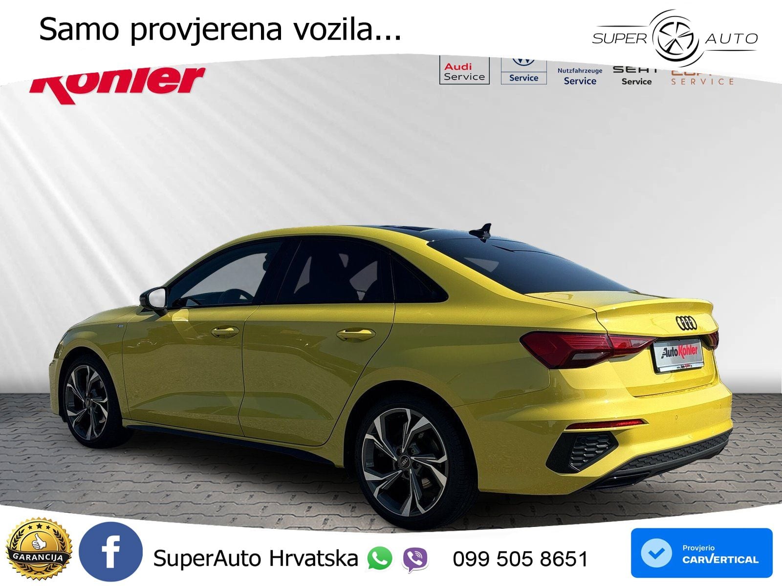 Audi A3 Limuzina 35 TDI (150 KS) S tronic S line LED+GR SJED+ACC