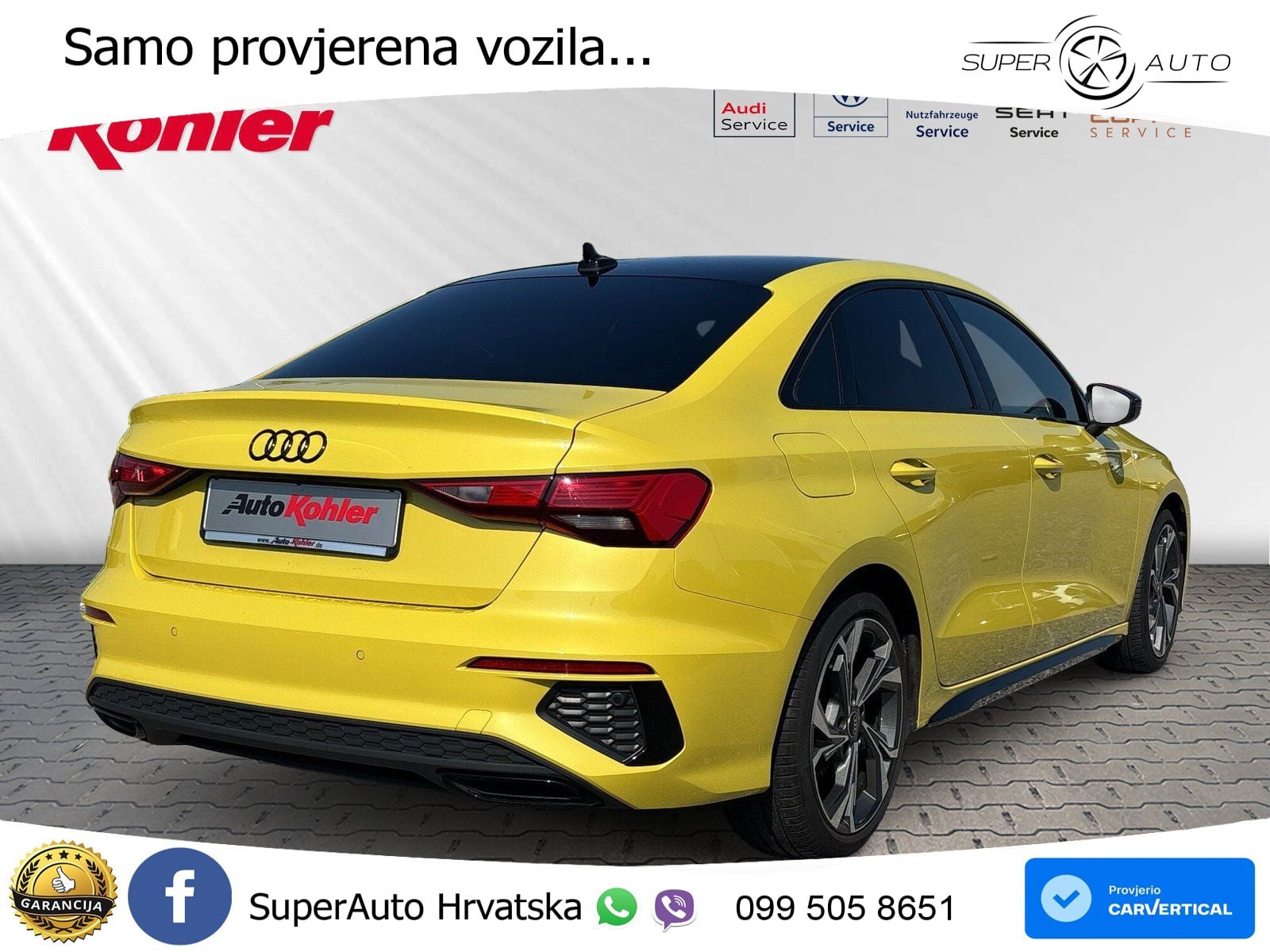 Audi A3 Limuzina 35 TDI (150 KS) S tronic S line LED+GR SJED+ACC