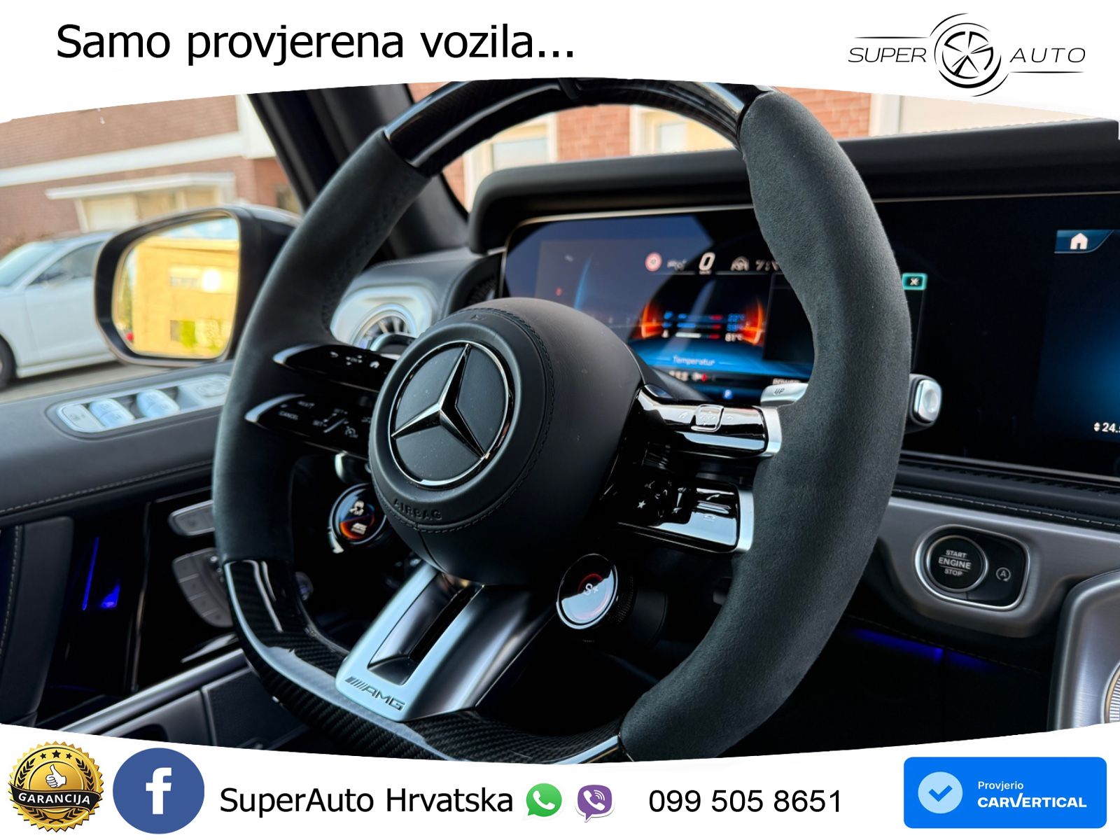 Mercedes AMG G 63 Long V8 (585 KS) 4MATIC 9G-TRONIC AMG SPEEDSHIFT TCT LED+GR SJED+ACC