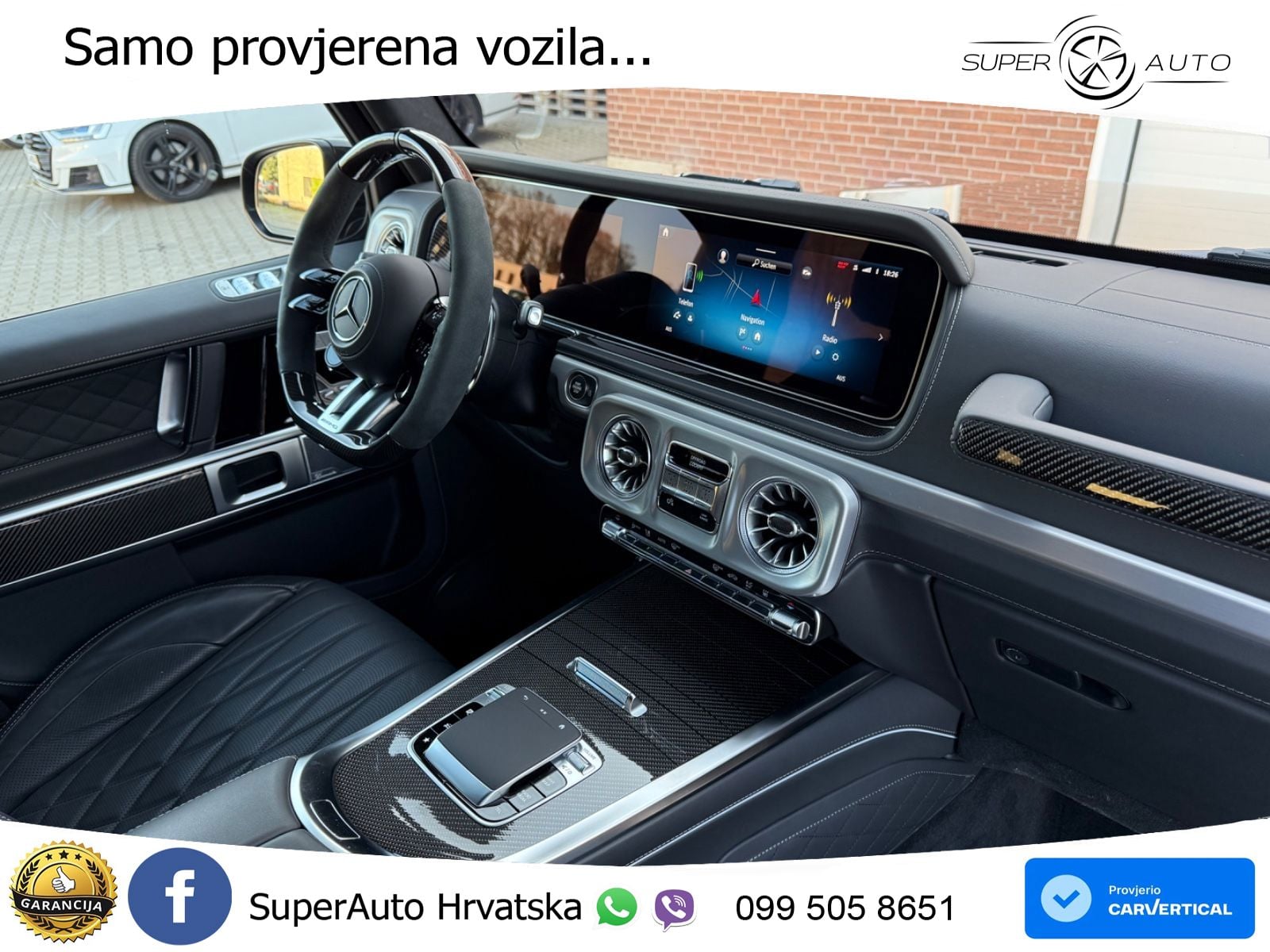 Mercedes AMG G 63 Long V8 (585 KS) 4MATIC 9G-TRONIC AMG SPEEDSHIFT TCT LED+GR SJED+ACC