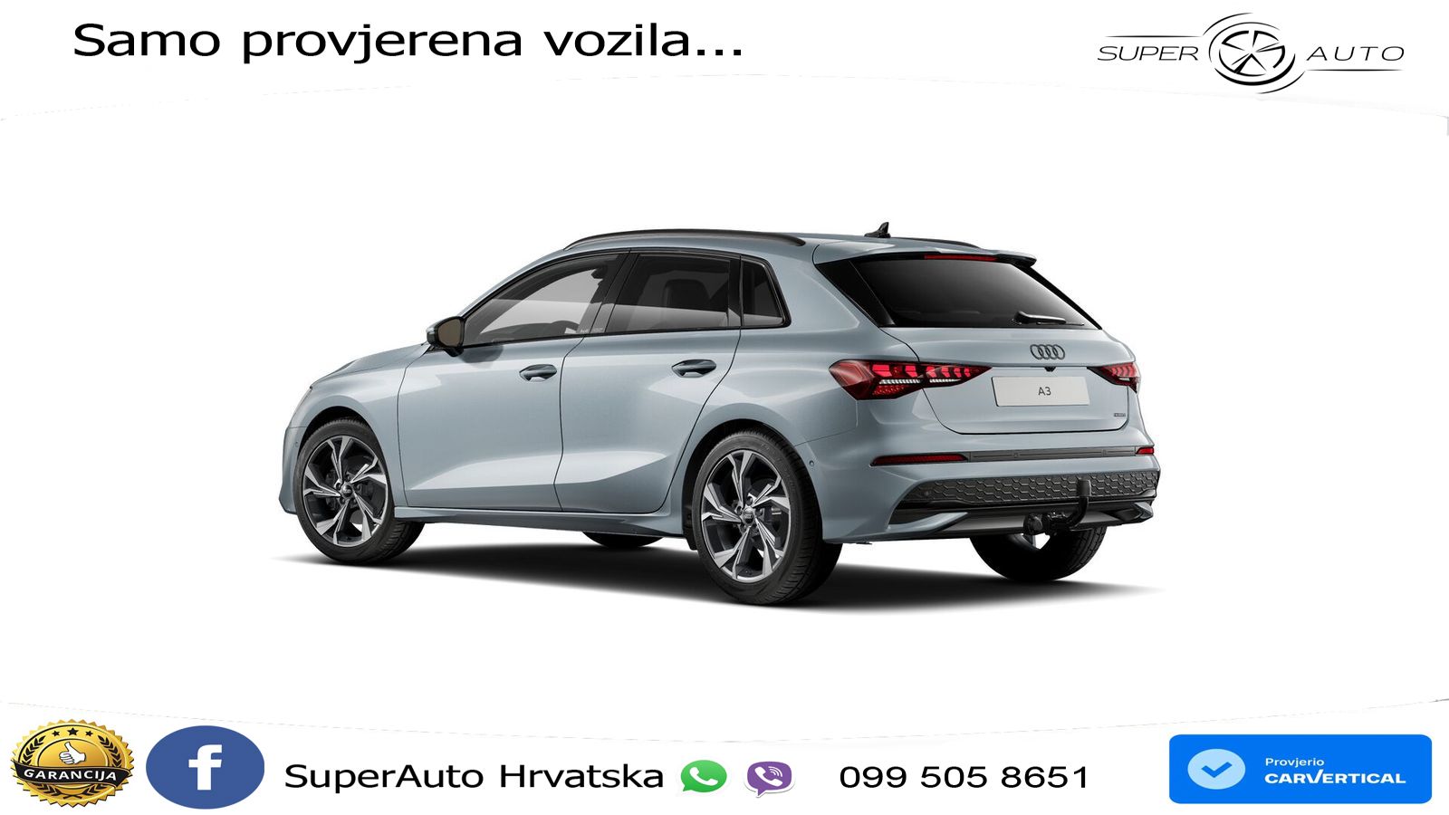 Audi A3 40 TFSI (204 KS) quattro S tronic S line LED+GR SJED+ACC