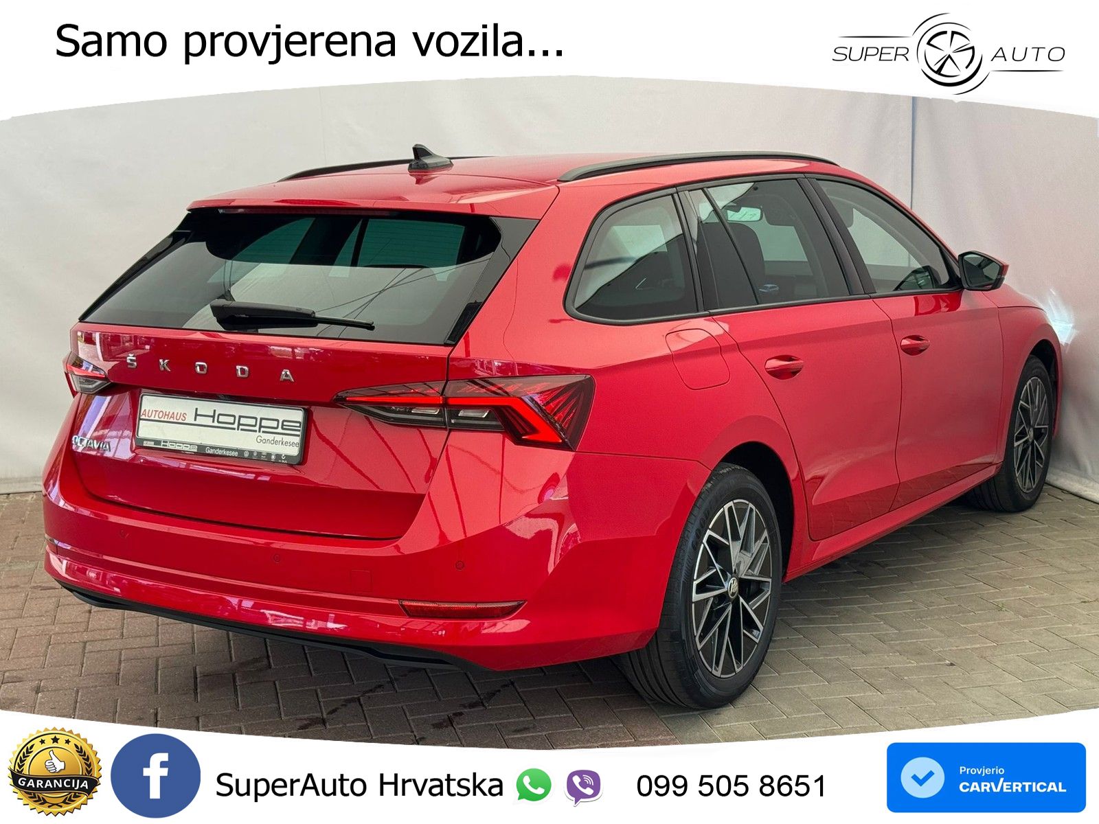 Škoda Octavia Combi 2.0 TDI (150 KS) DSG LED+GR SJED+ACC