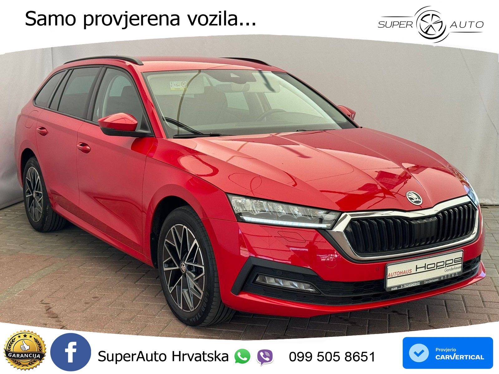 Škoda Octavia Combi 2.0 TDI (150 KS) DSG LED+GR SJED+ACC