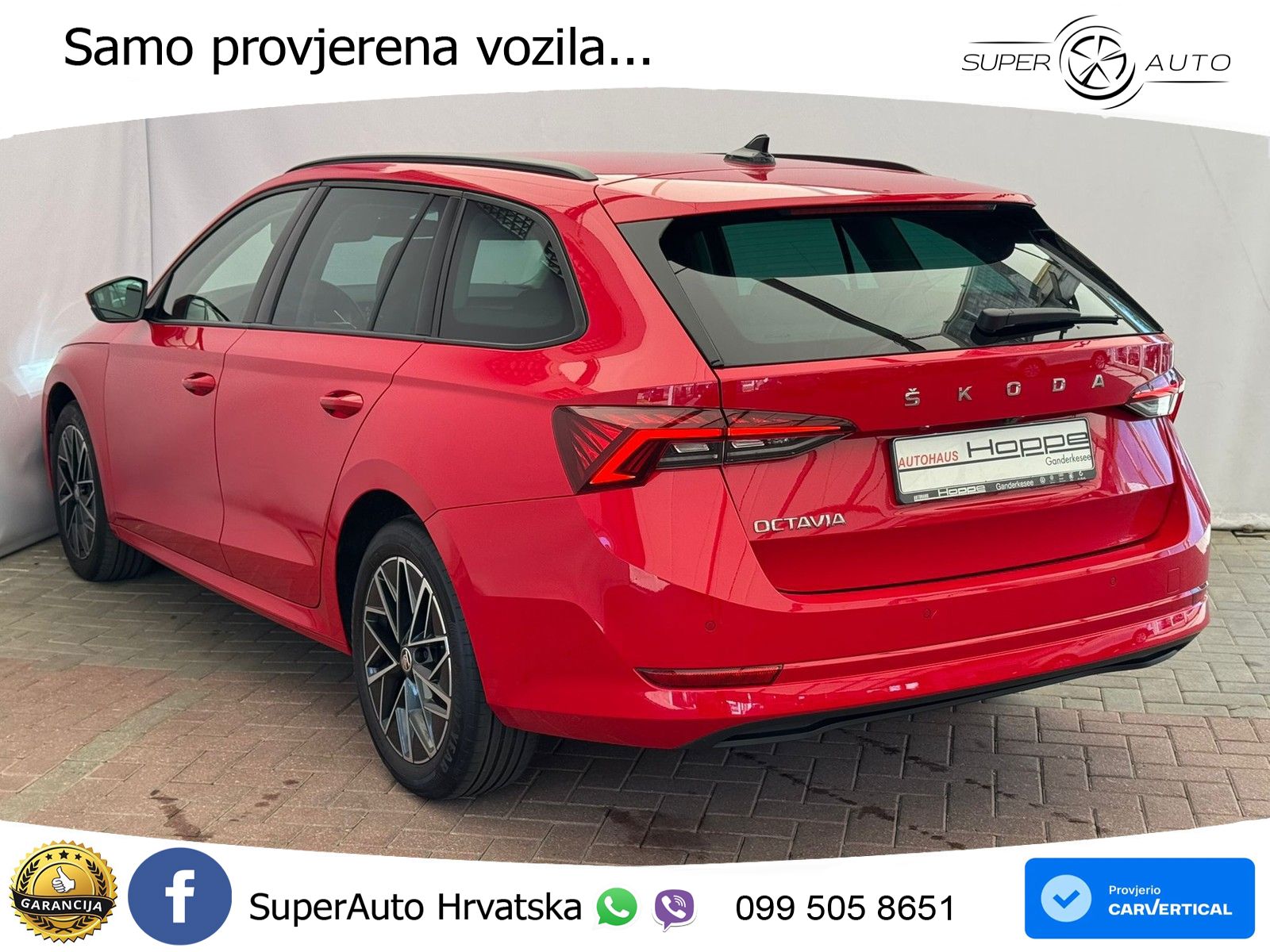 Škoda Octavia Combi 2.0 TDI (150 KS) DSG LED+GR SJED+ACC