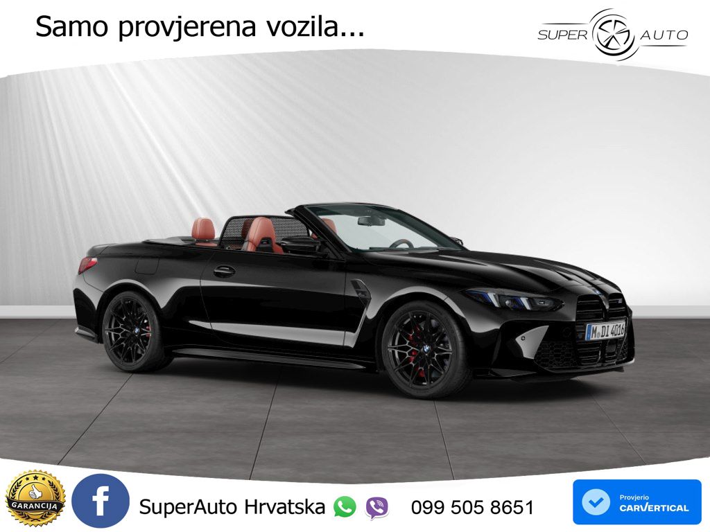 BMW M4 Convertible Competition 3.0 (530 KS) xDrive Steptronic LED+GR SJED+ACC